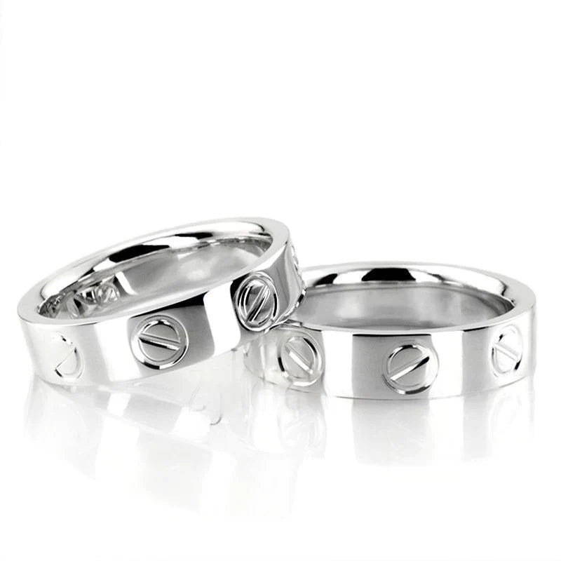 Alianças de casamento noivado ouro 18k diamantes 5mm Cartier