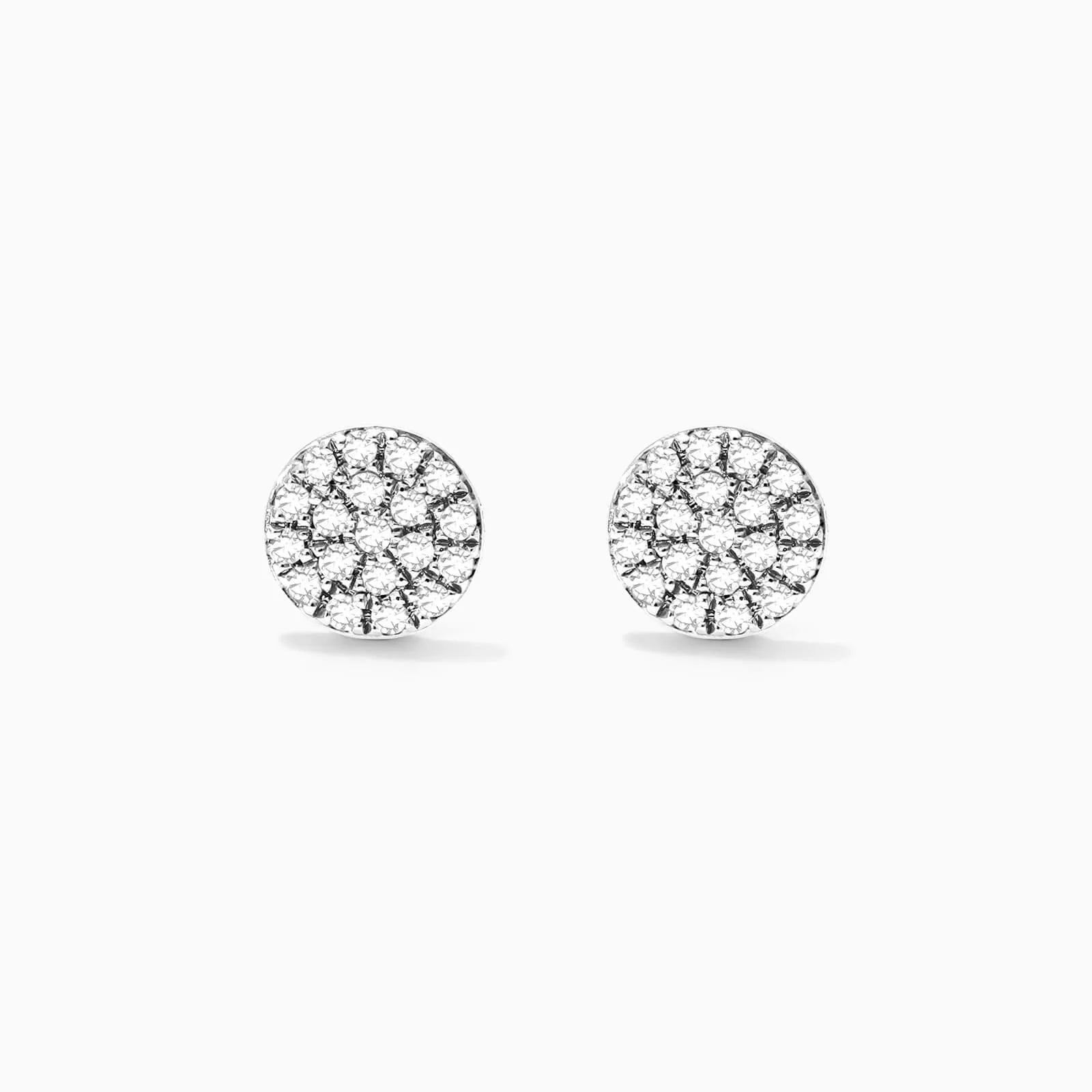 Brinco de Ouro 18k feminino Diamantes Circle III Luxo