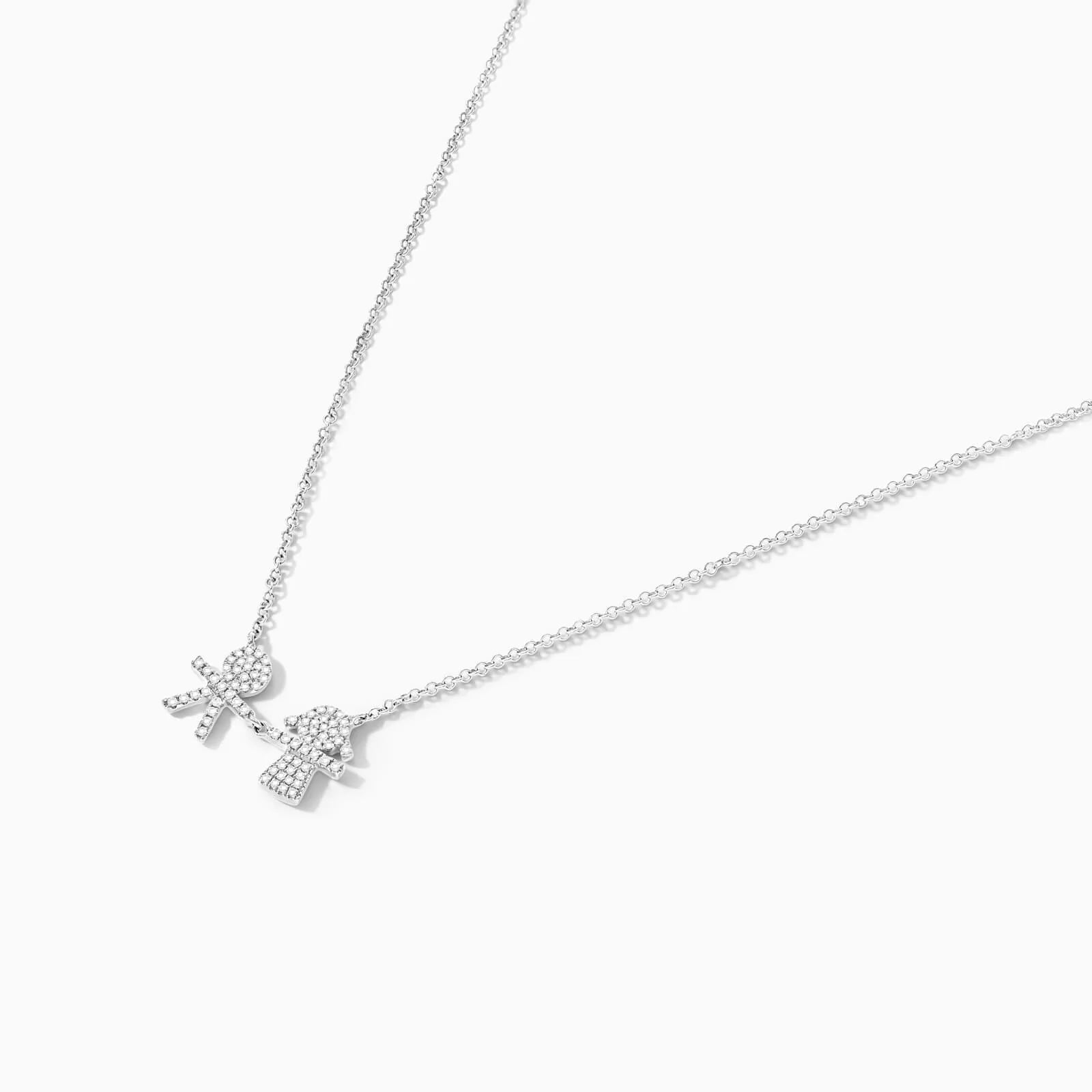 Corrente feminina em Ouro 18k diamantes Filhos luxo
