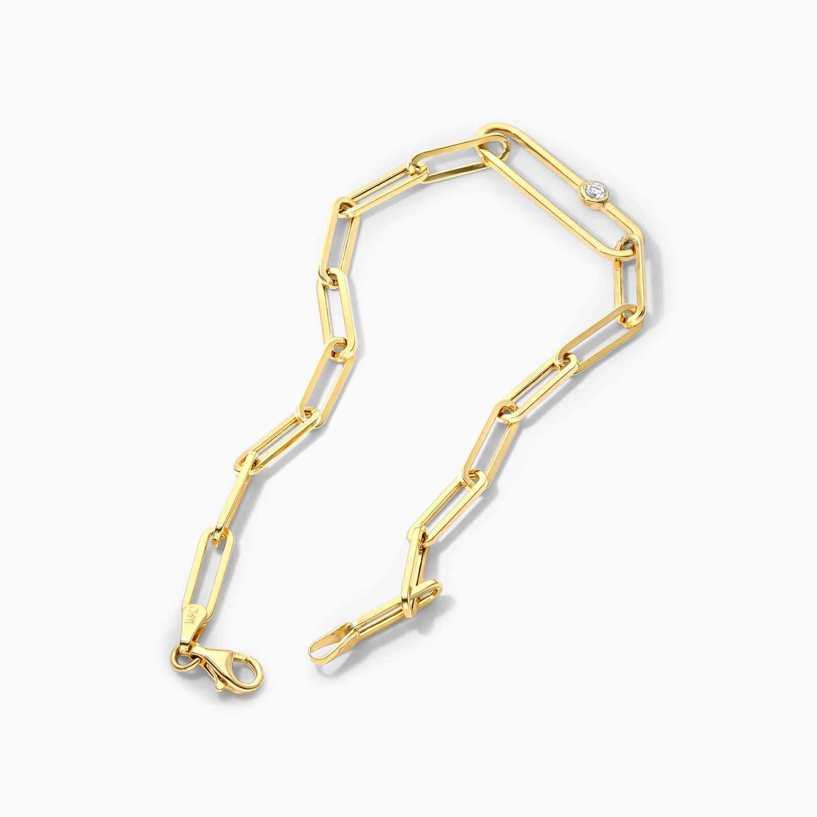 Pulseira Feminina de Ouro 18k Diamantes