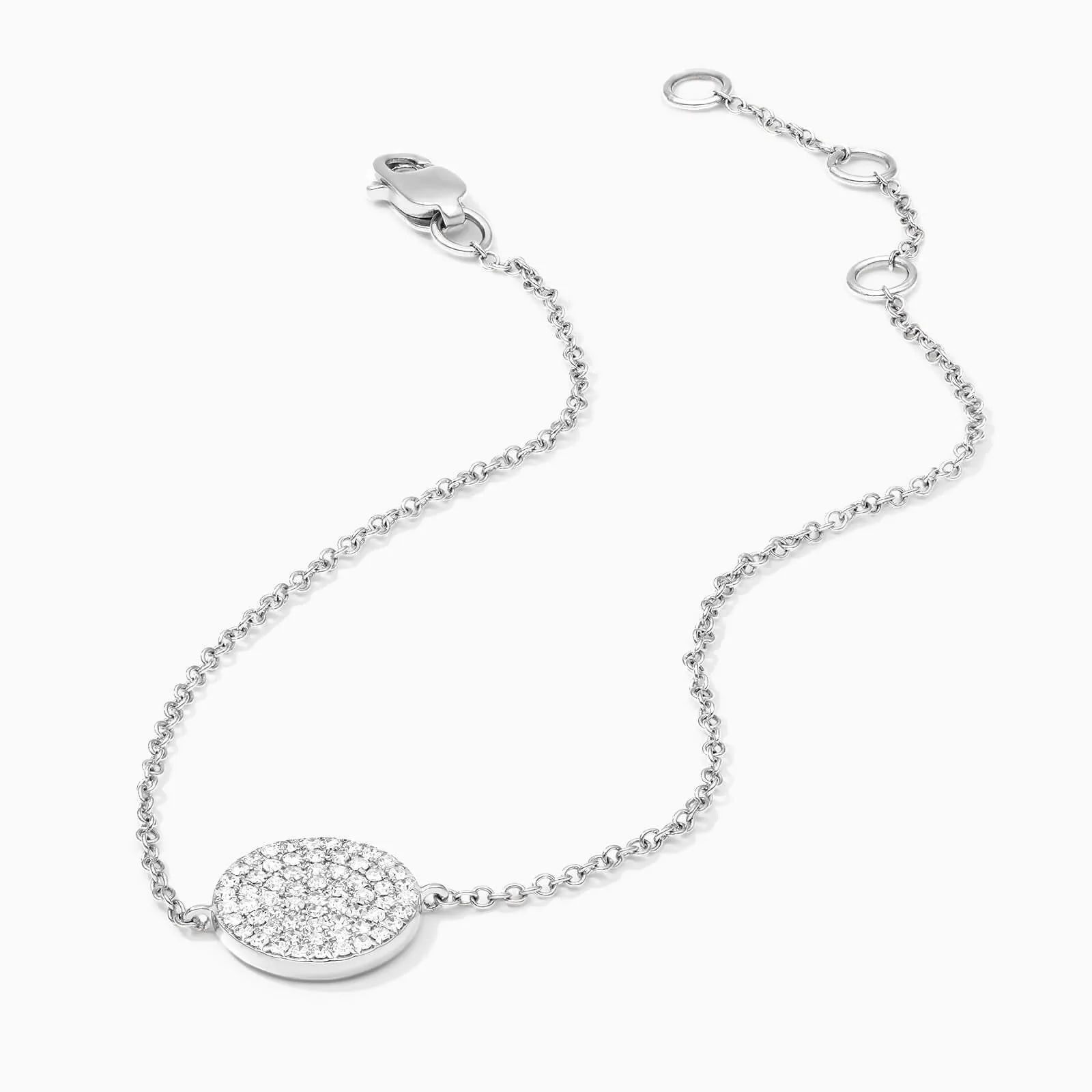 Pulseira Feminina de Ouro 18k Diamantes