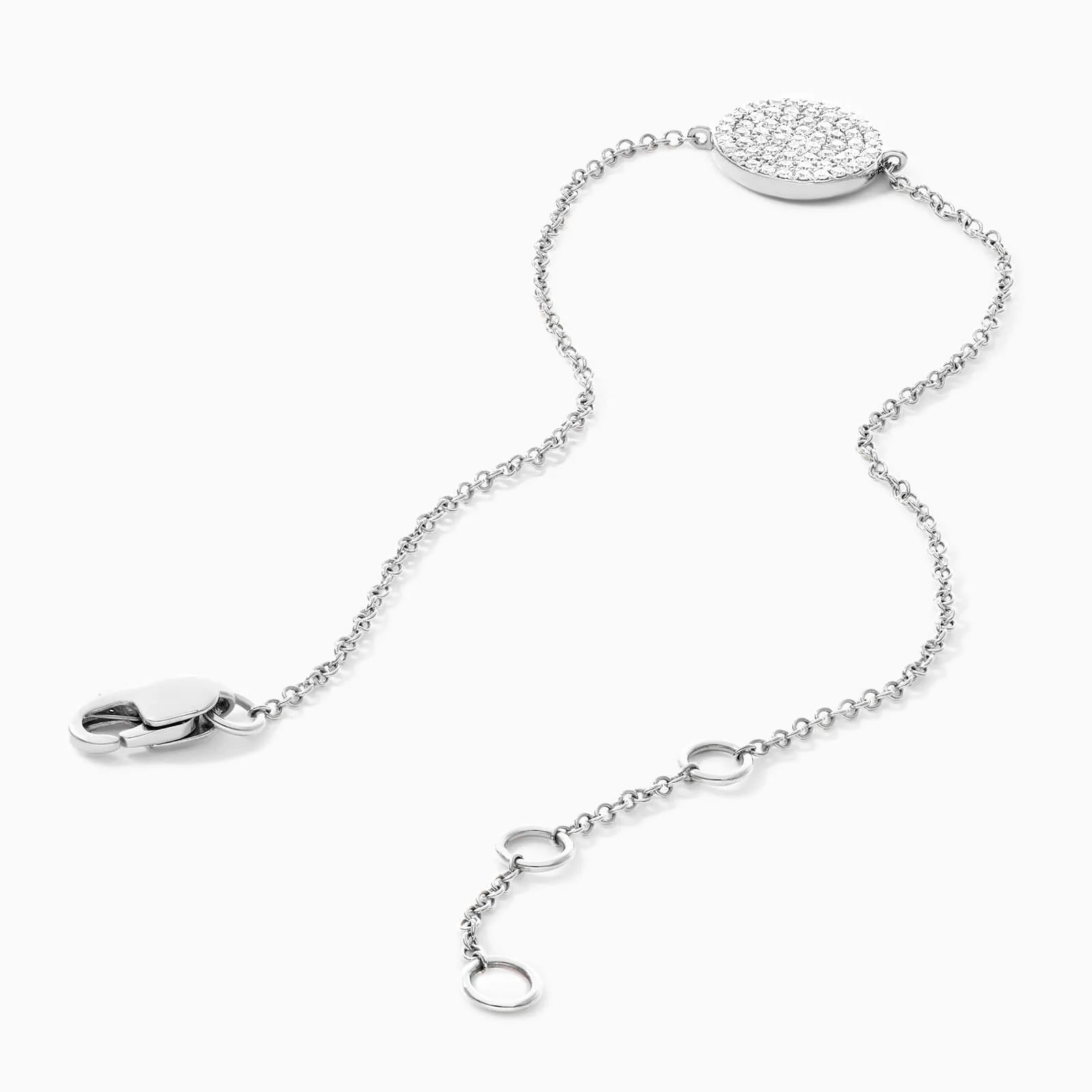 Pulseira Feminina de Ouro 18k Diamantes