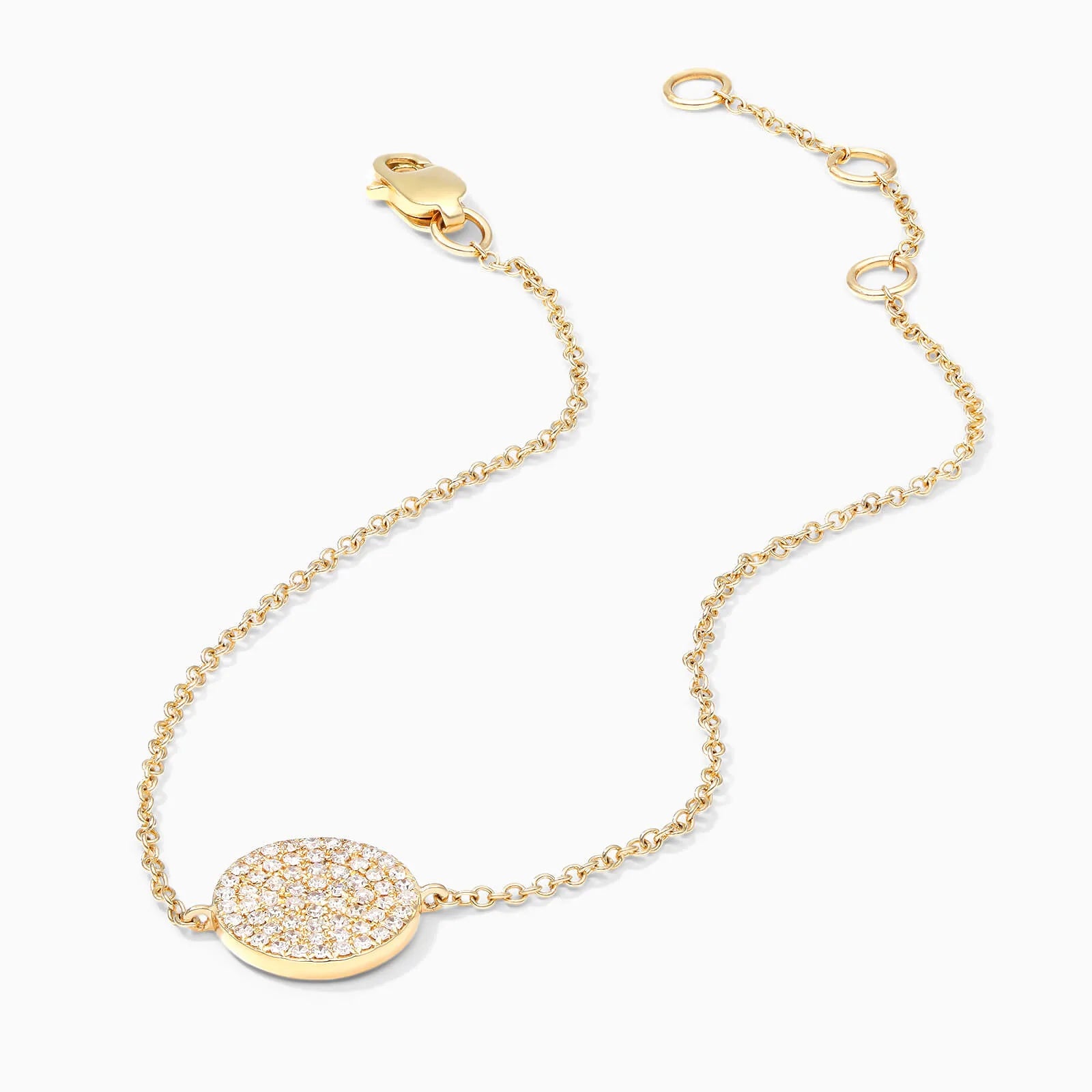 Pulseira Feminina de Ouro 18k Diamantes