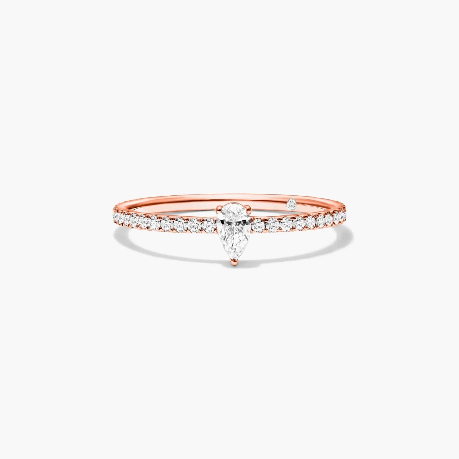 Anel De Ouro 18k Noivado C/ Diamantes Brilhantes