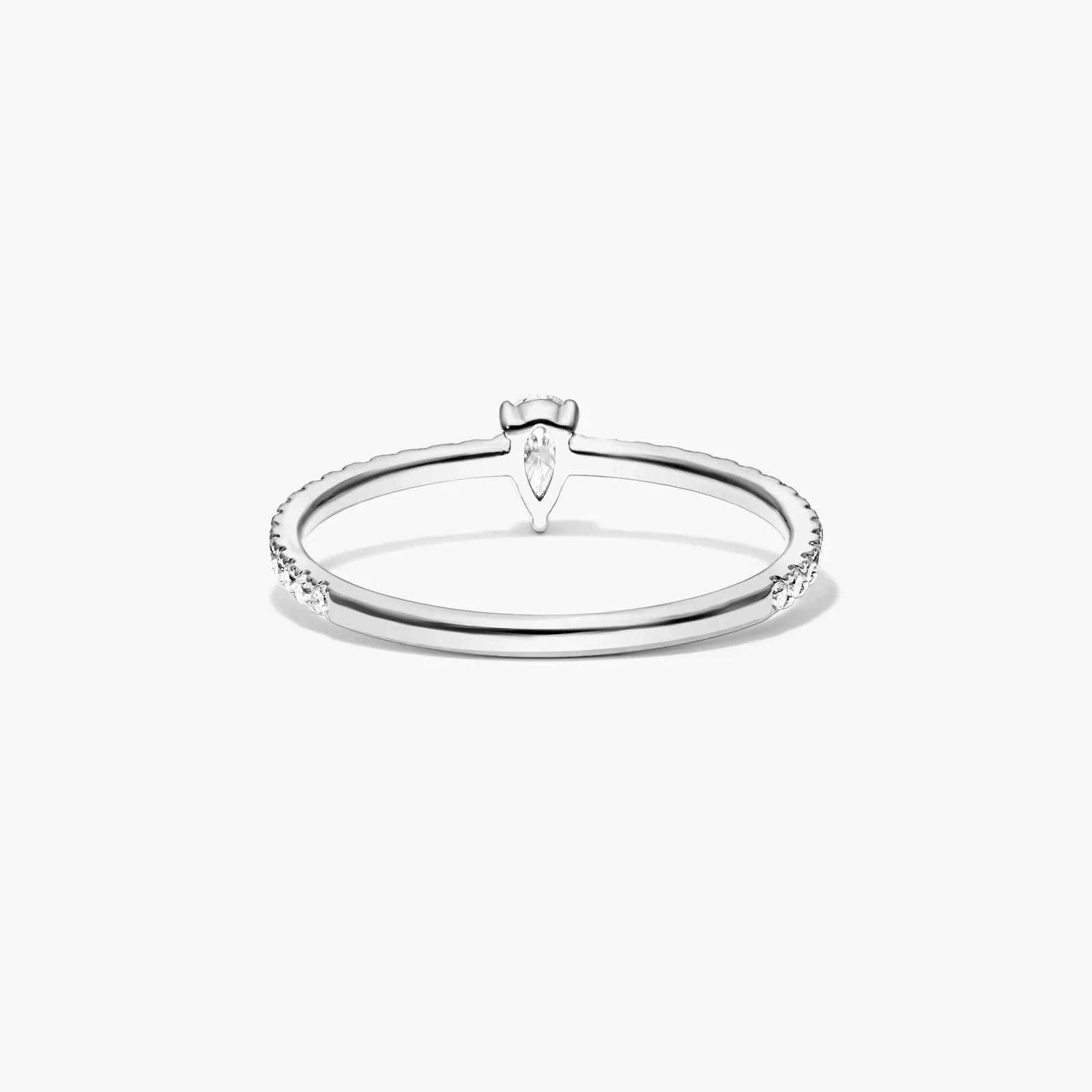 Anel De Ouro 18k Noivado C/ Diamantes Brilhantes