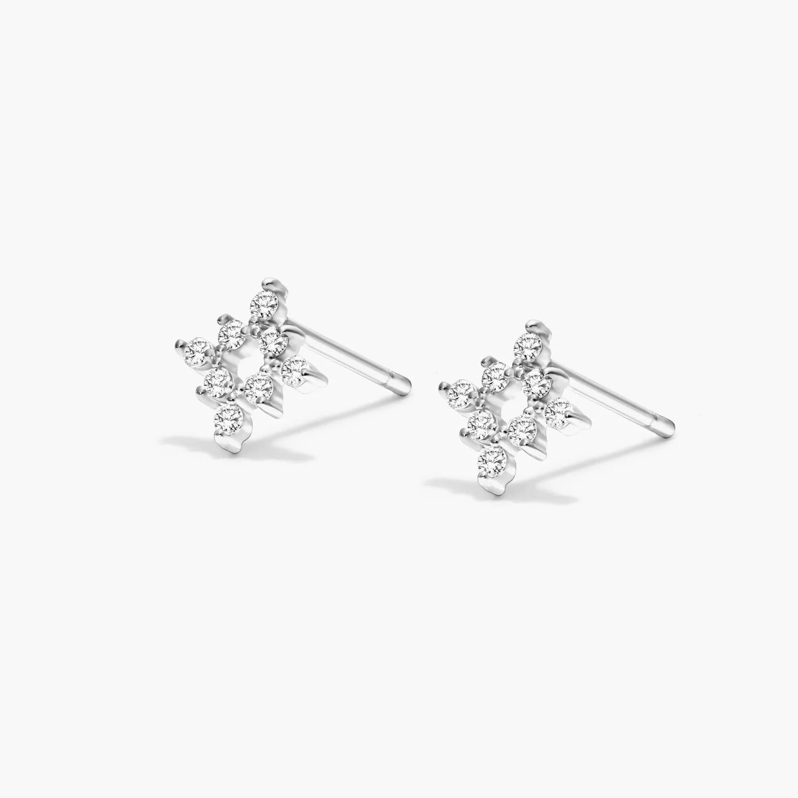 Brinco de Ouro 18k feminino Diamantes Luxo