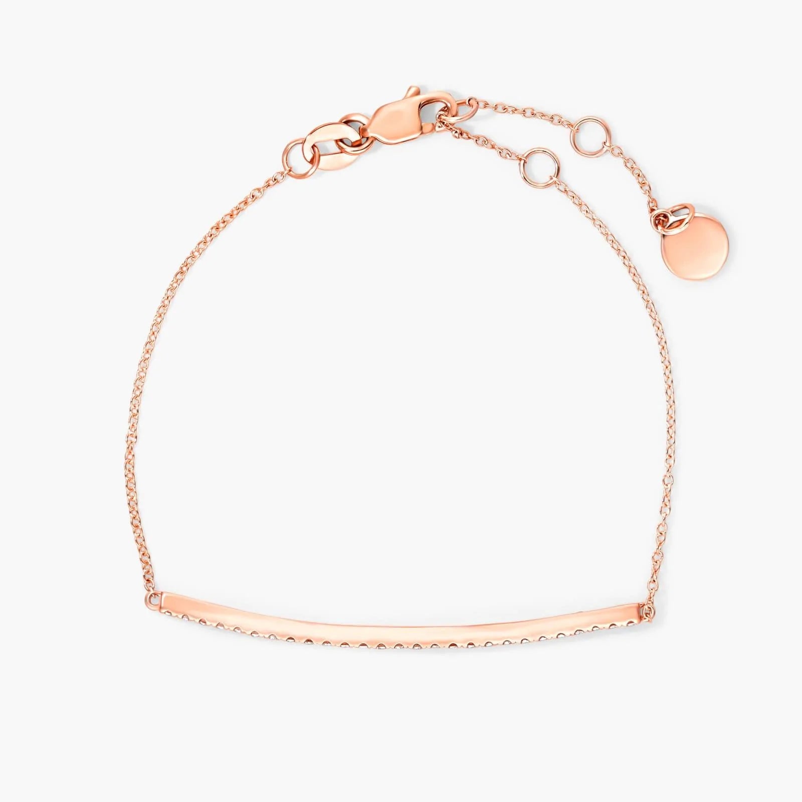 Pulseira Feminina de Ouro 18k Diamantes