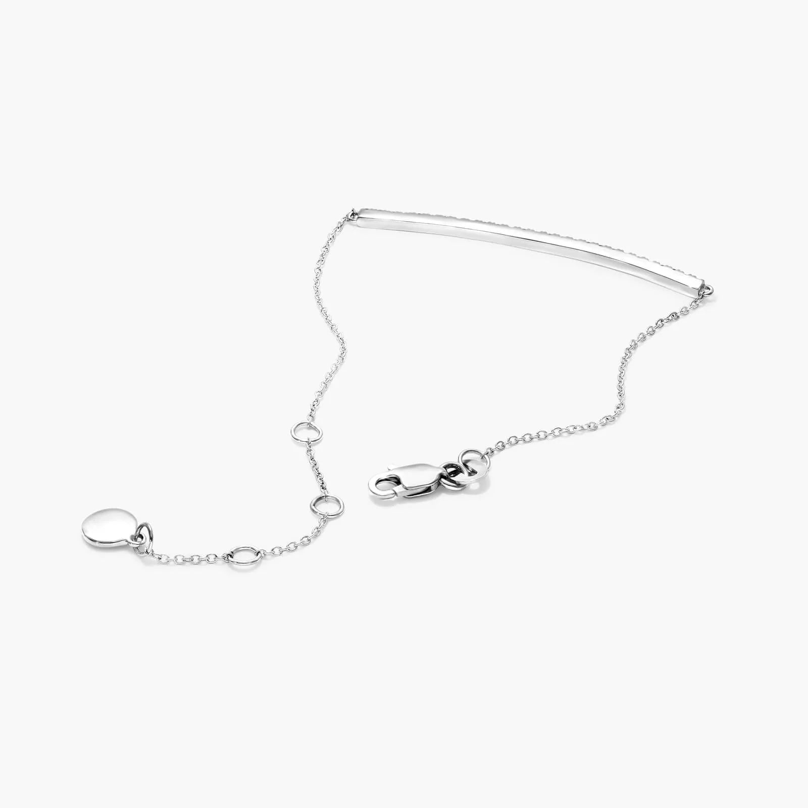 Pulseira Feminina de Ouro 18k Diamantes