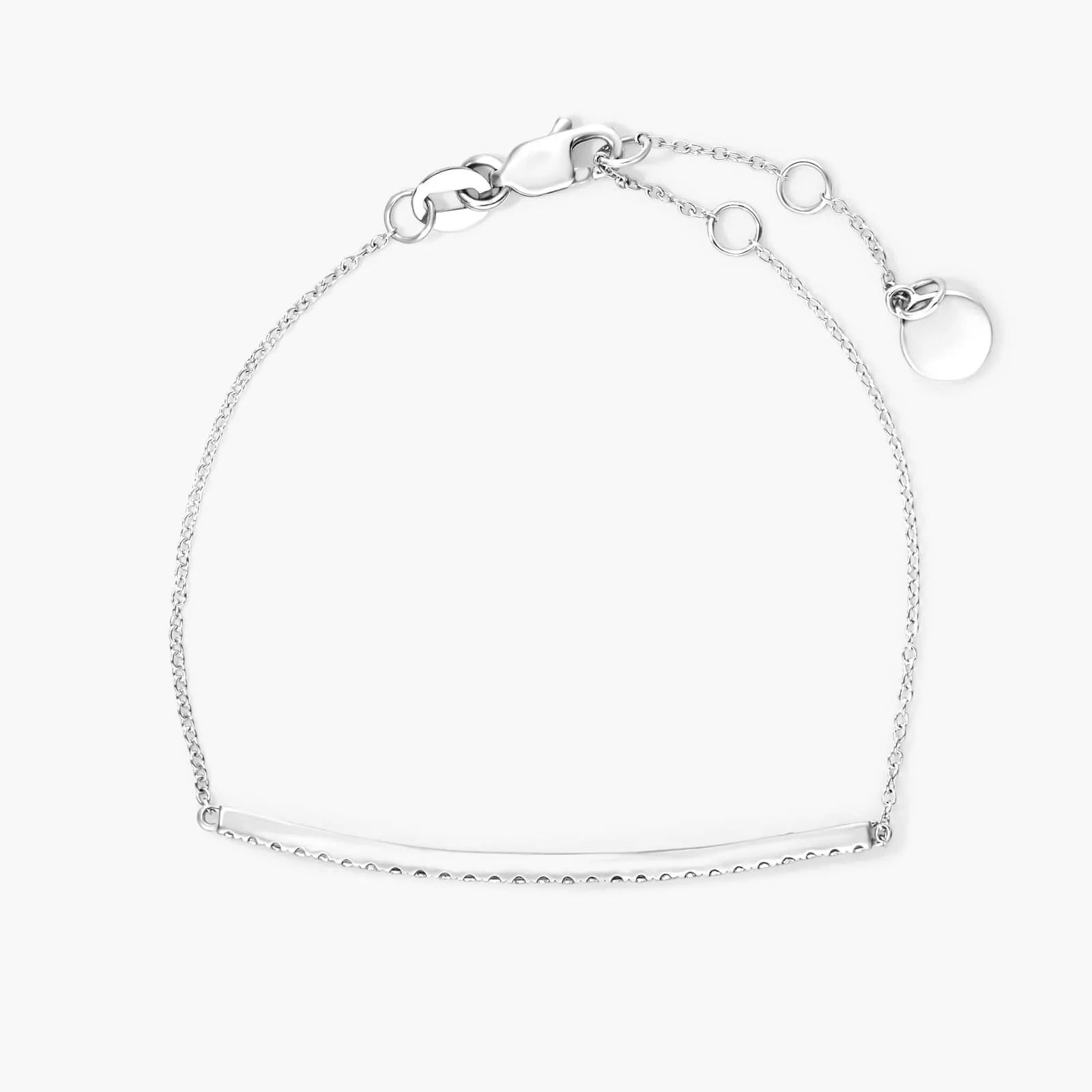 Pulseira Feminina de Ouro 18k Diamantes