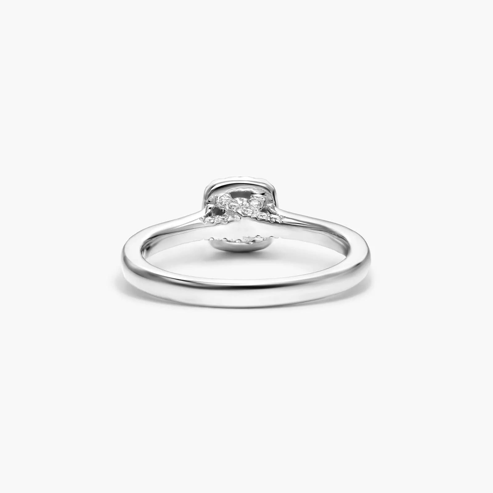 Anel De Diamante Solitario noivado em Ouro 18k luxo