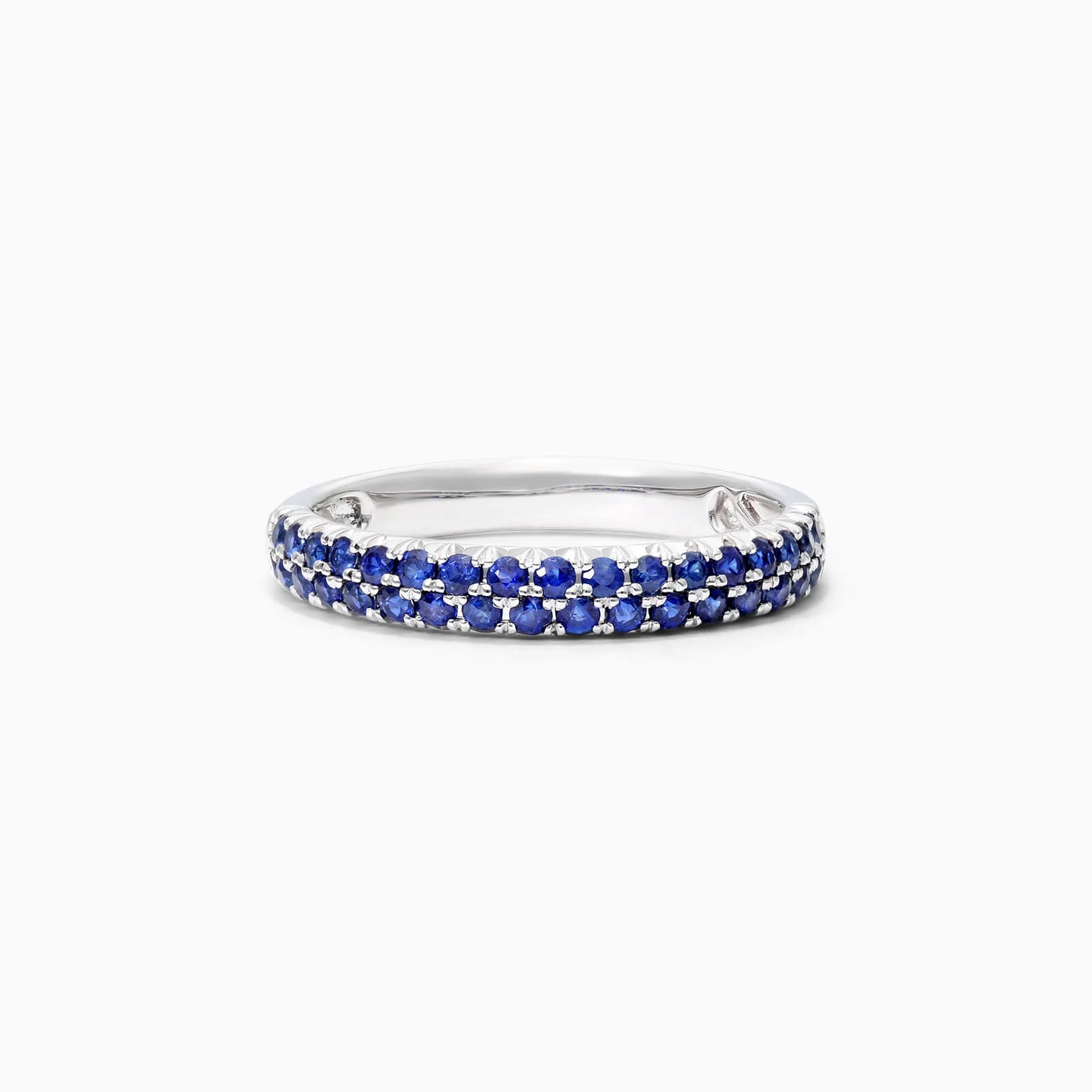Anel De Safira Azul em Ouro 18k Delicado