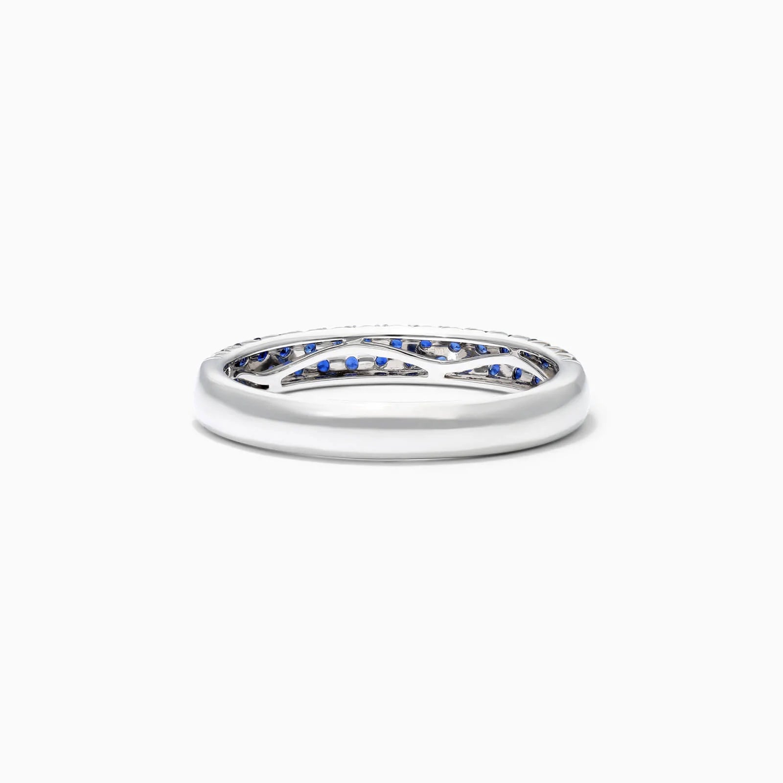 Anel De Safira Azul em Ouro 18k Delicado
