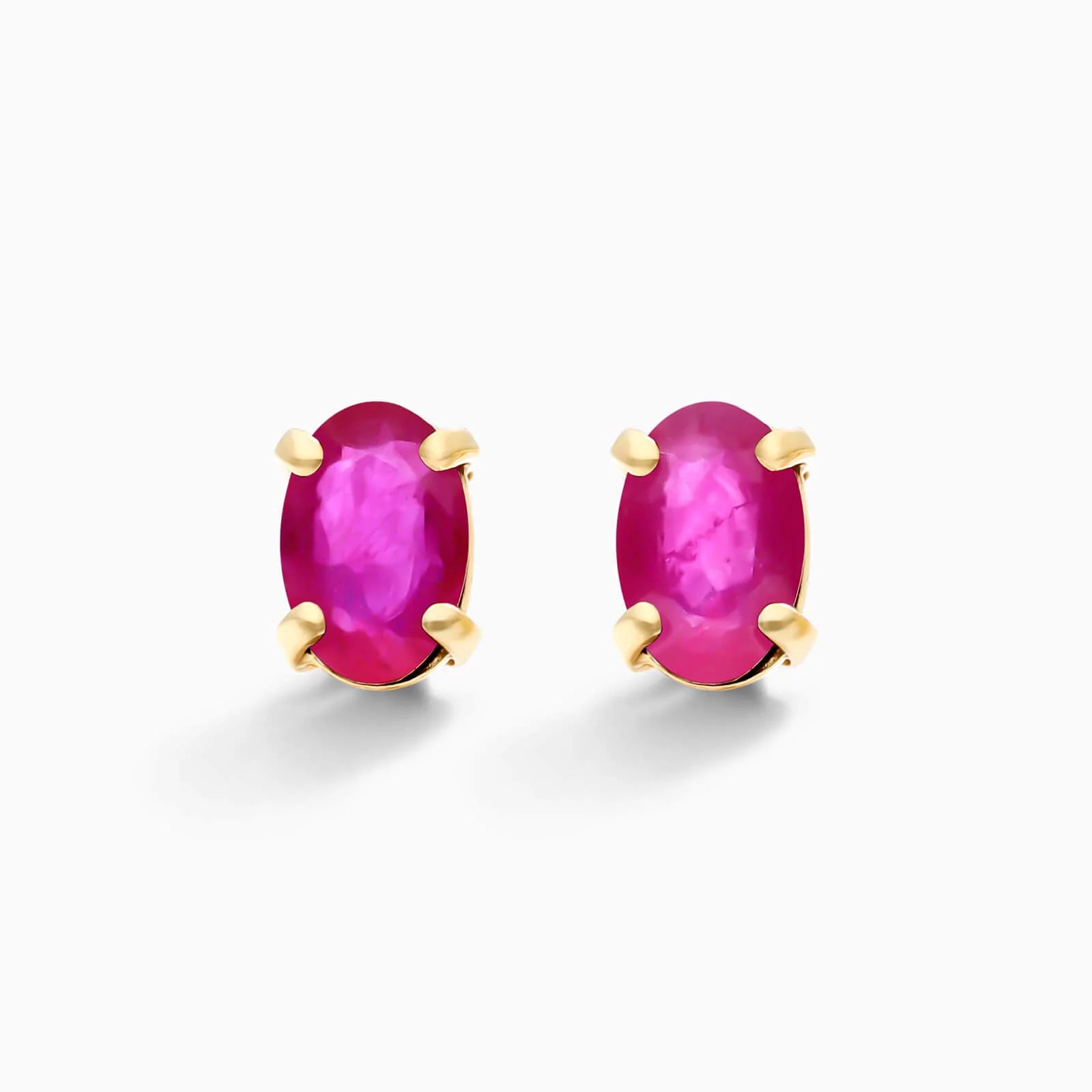 Brinco De Ouro 18k Feminino Rubi de Luxo Soul