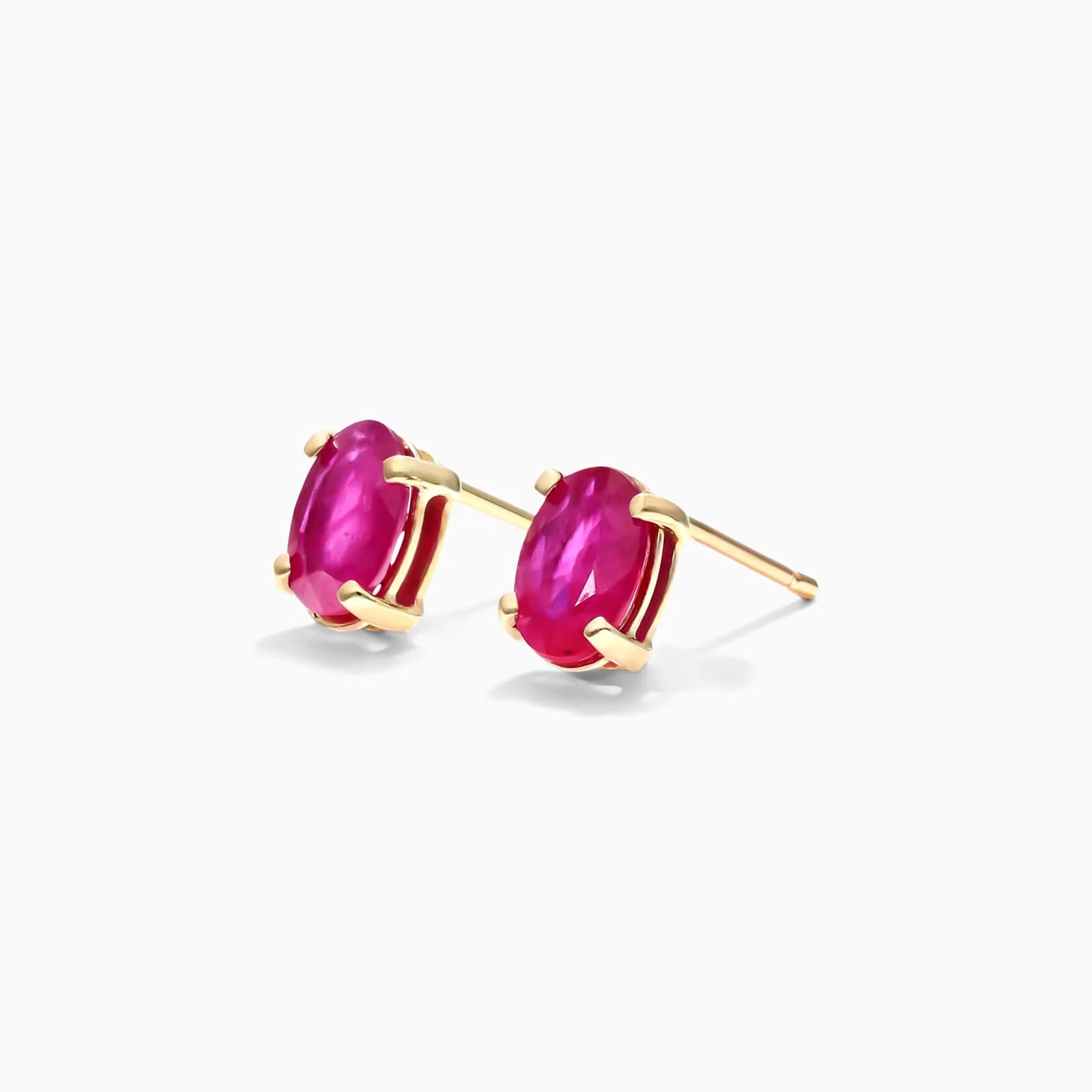 Brinco De Ouro 18k Feminino Rubi de Luxo Soul