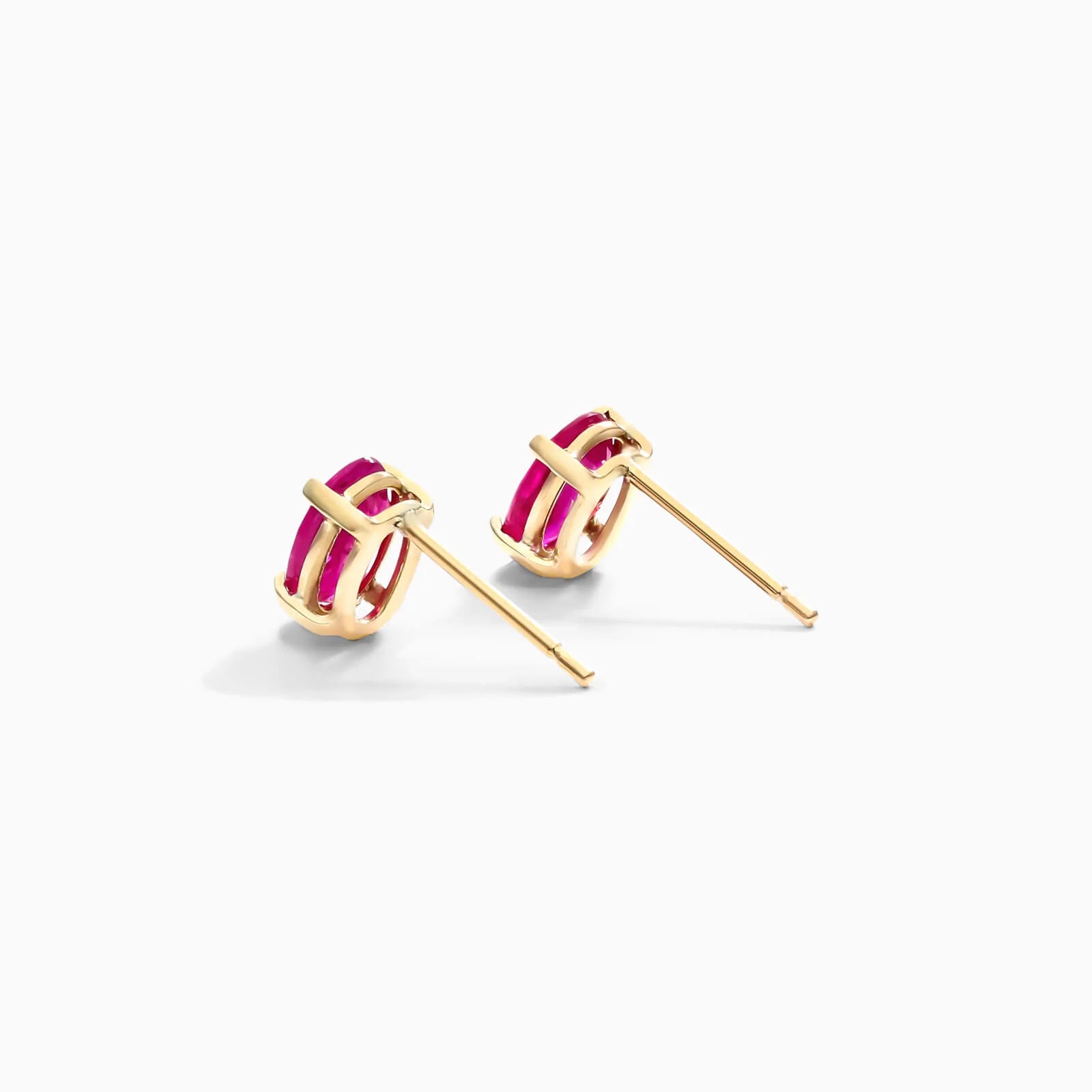 Brinco De Ouro 18k Feminino Rubi de Luxo Soul
