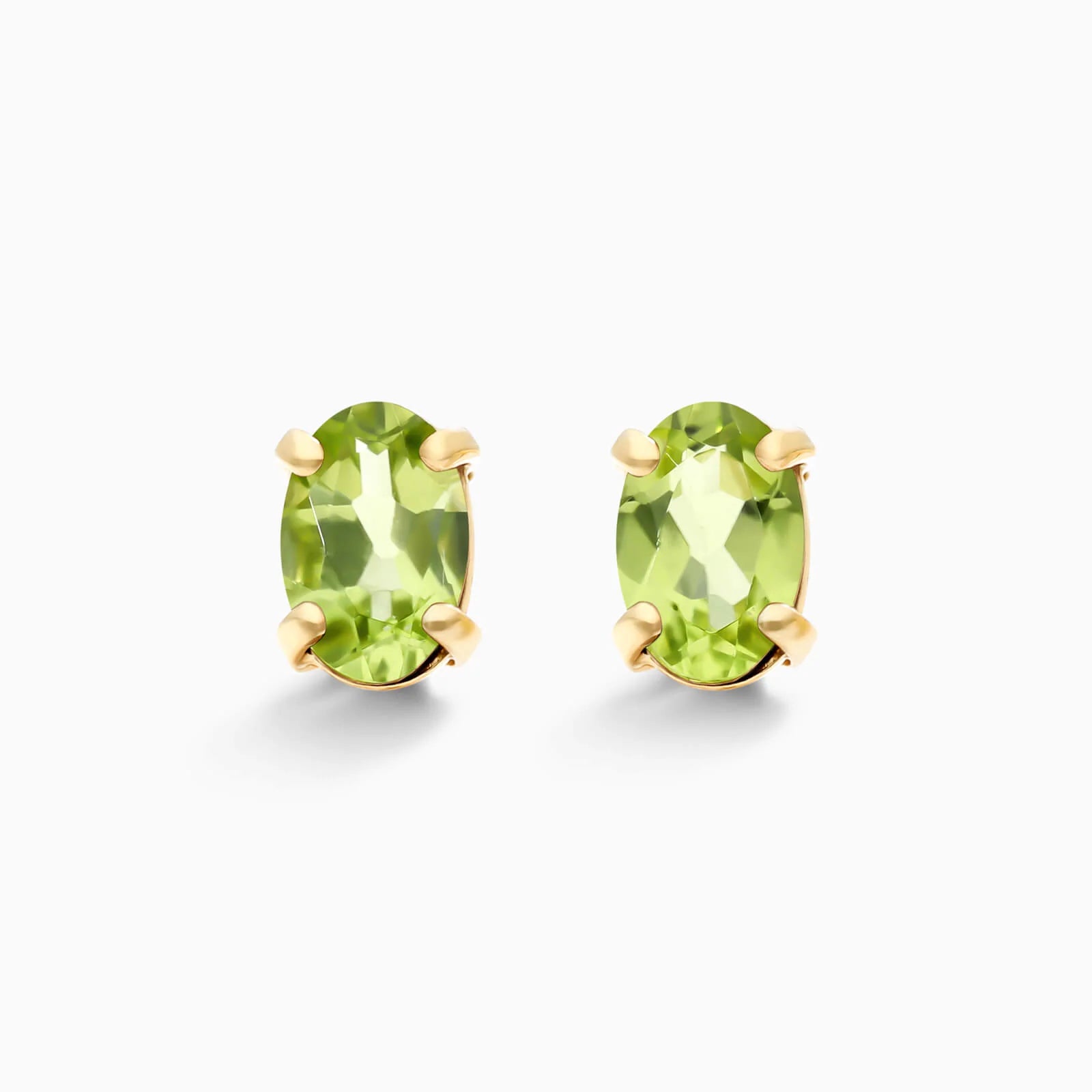 Brinco De Ouro 18k Feminino c/ Peridoto de Luxo Soul