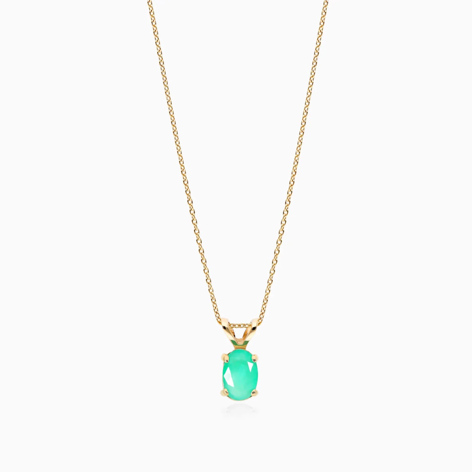 Corrente em Ouro 18k ponto de luz esmeralda Luxo