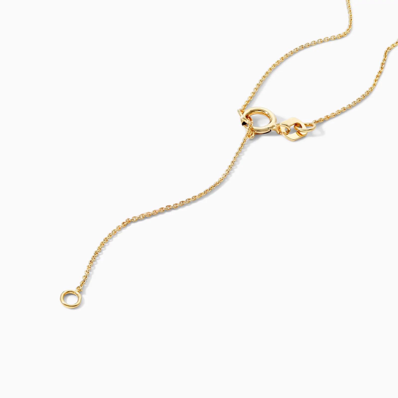 Corrente em Ouro 18k ponto de luz esmeralda Luxo