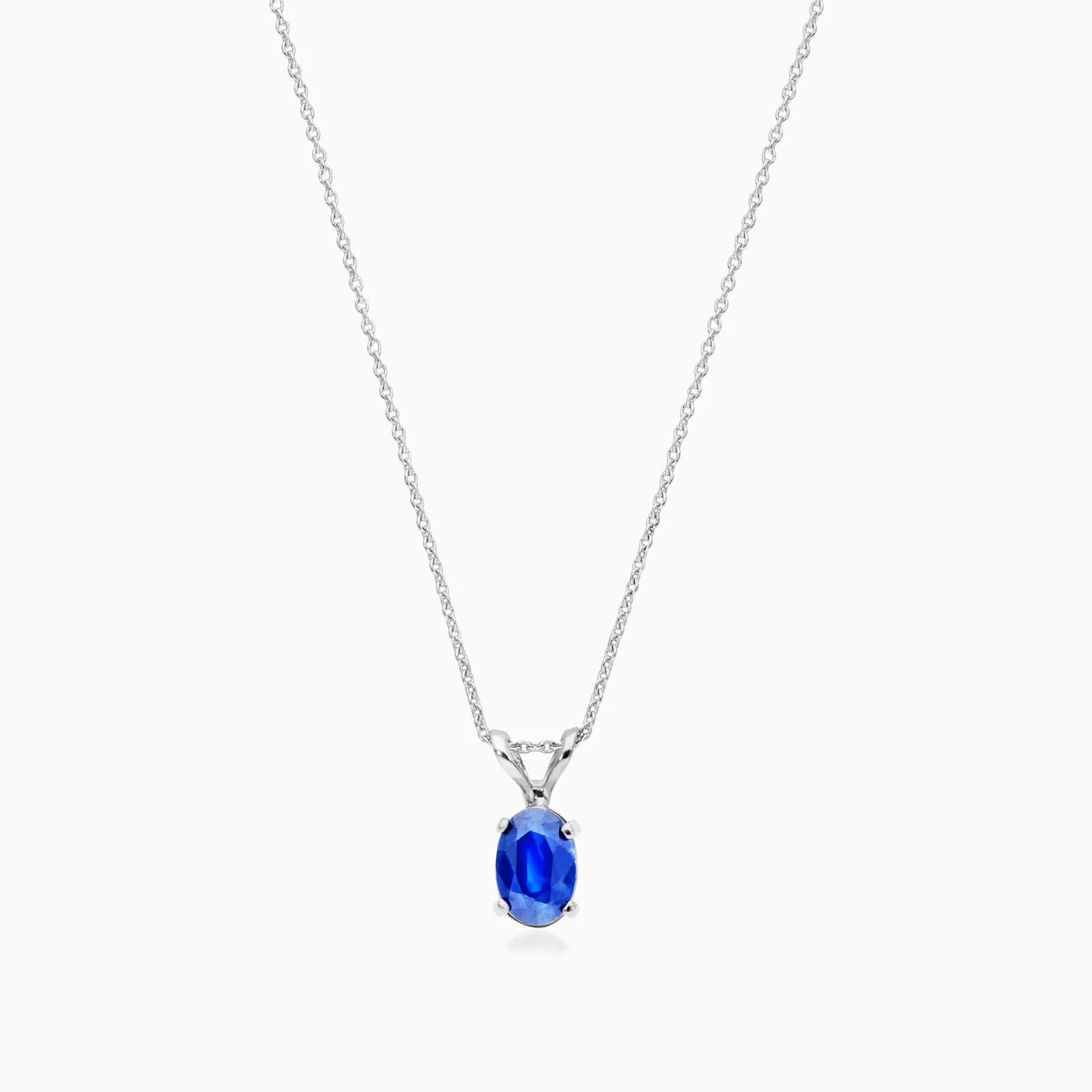 Corrente em Ouro 18k ponto de luz safira Luxo