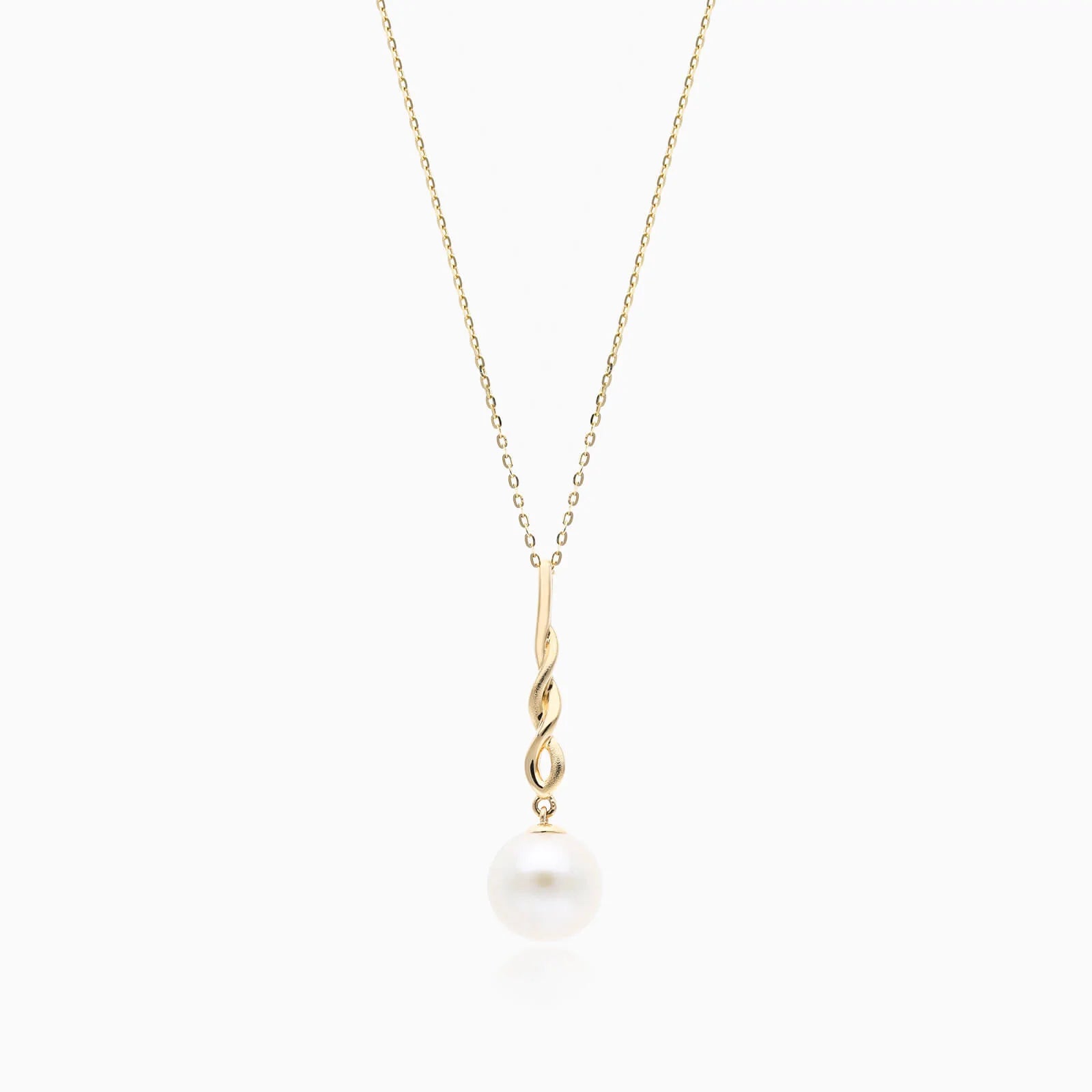 Corrente de Ouro Feminina 18k C/ Pingente Perola Luxo