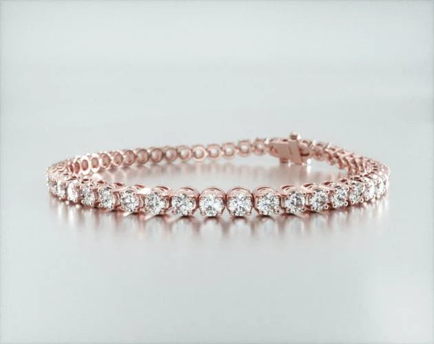 Pulseira Riviera de ouro diamantes legítimos 5 quilates