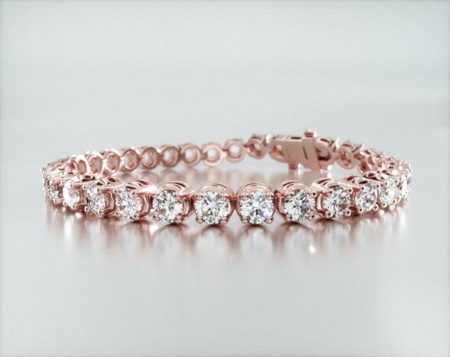 Pulseira Riviera de ouro diamantes legítimos 10 quilates