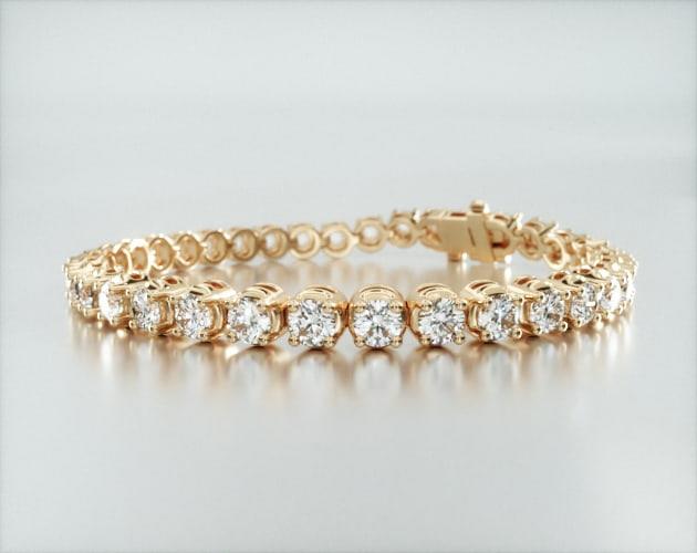 Pulseira Riviera de ouro diamantes legítimos 8 quilates