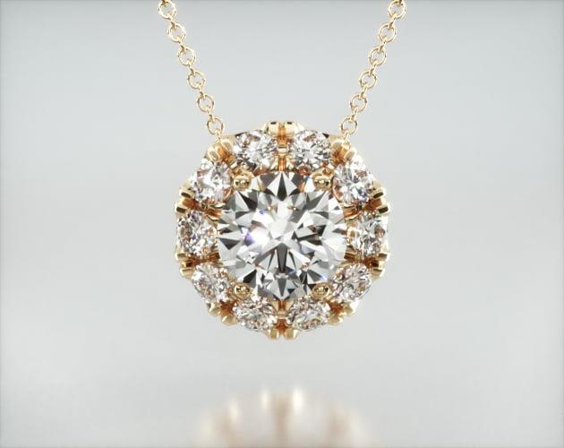 Colar Feminina Corrente em Ouro18k Solitario Diamante Luxo 150 pontos