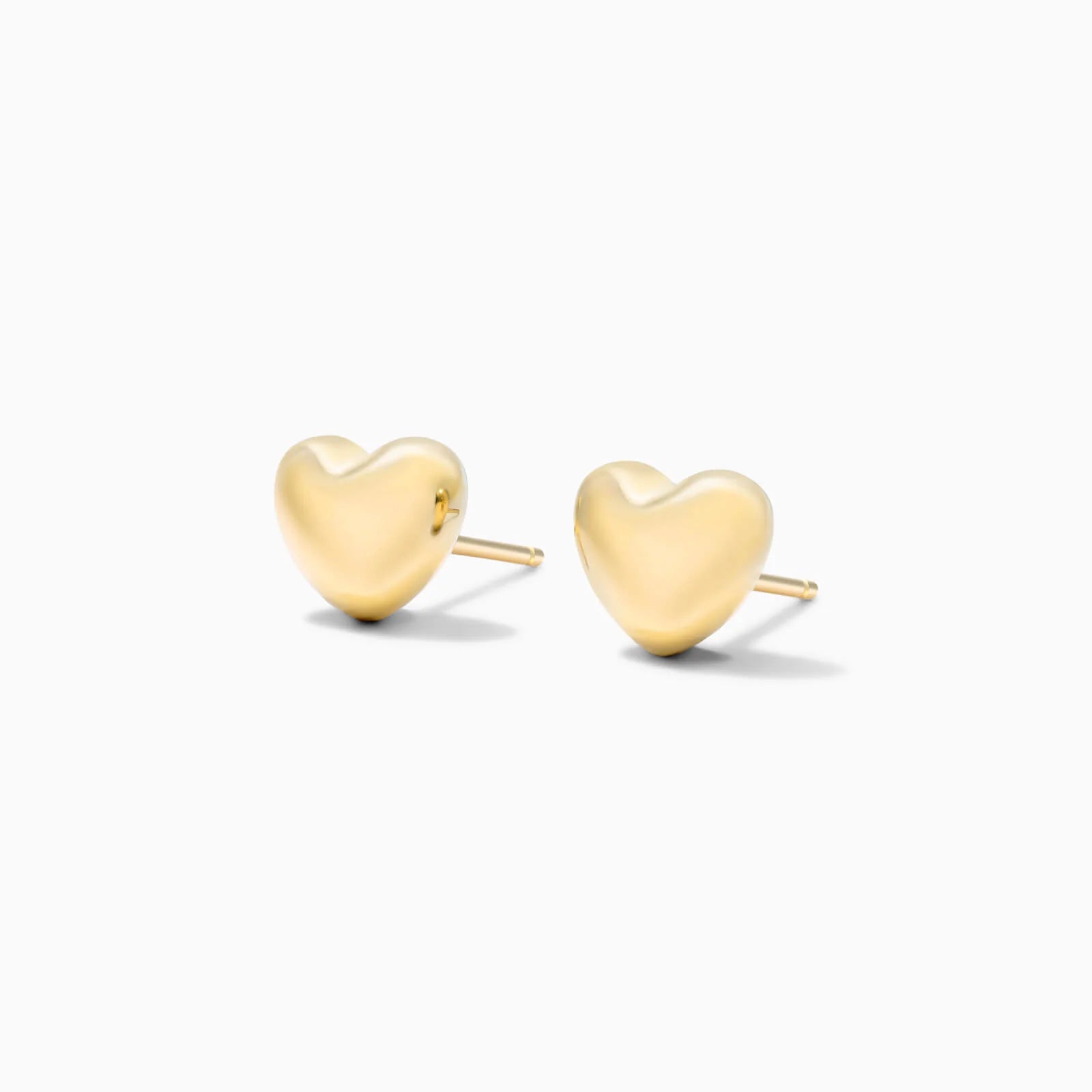 Brinco de Ouro 18k Feminino De Coração
