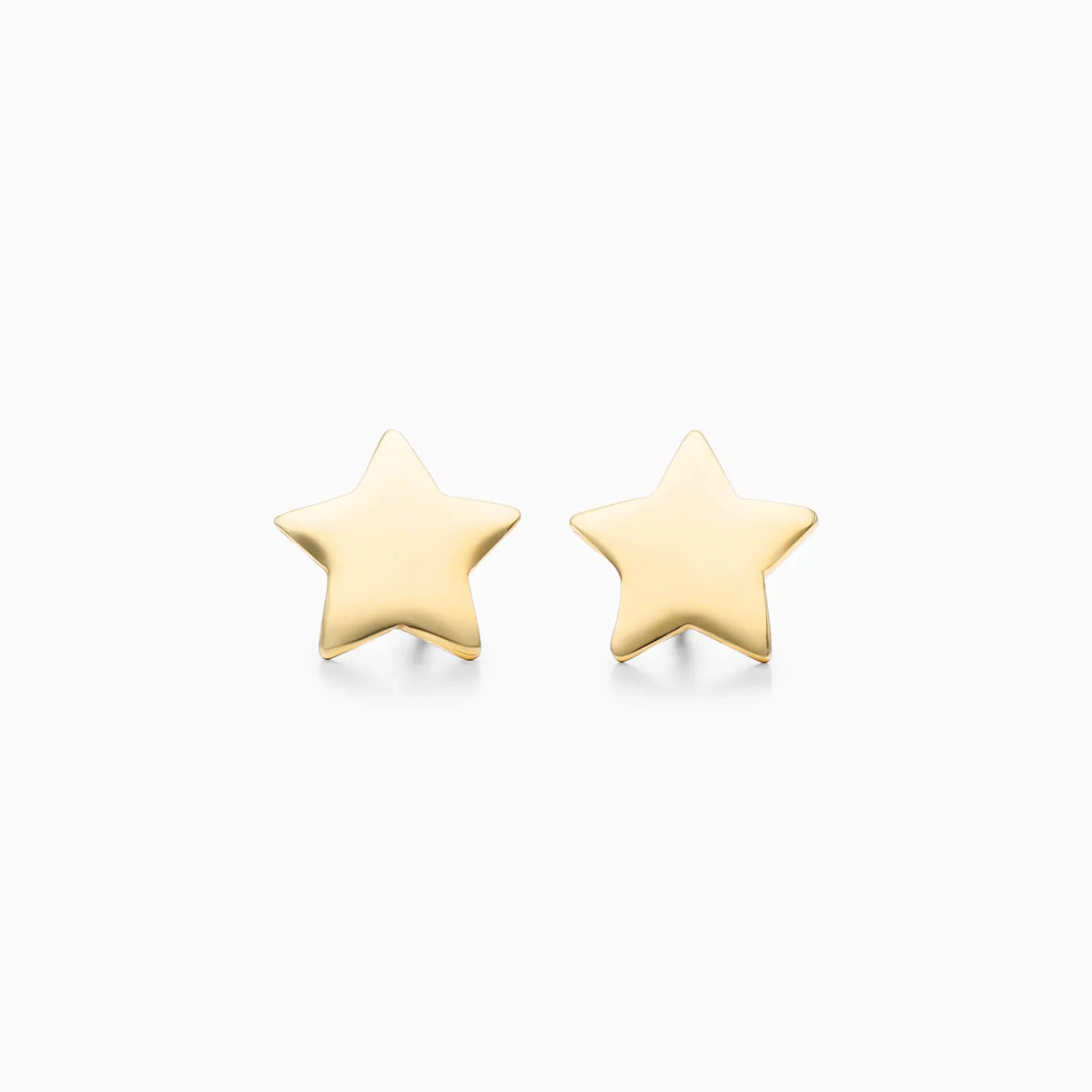 Brinco de Ouro 18k Feminino De Estrela
