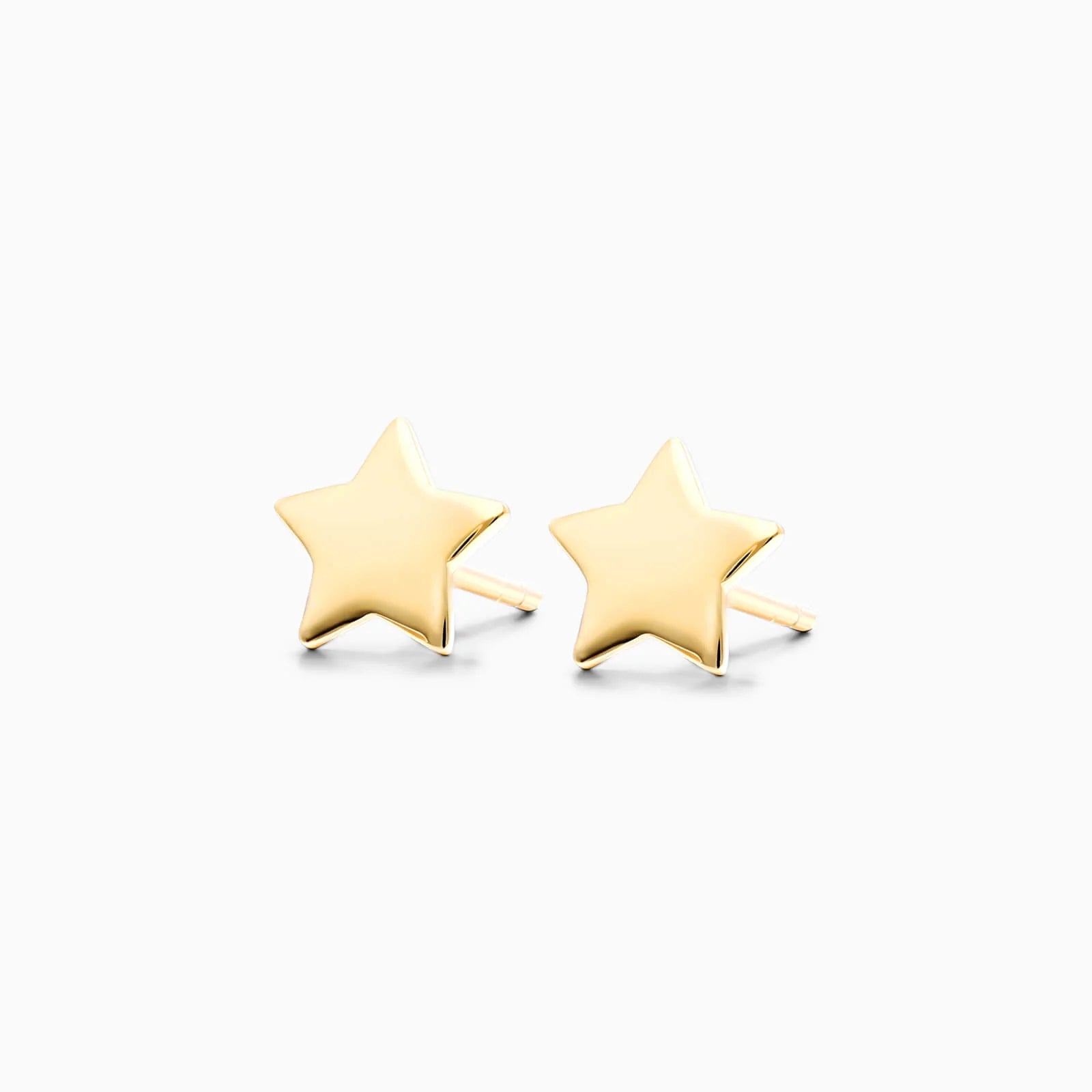 Brinco de Ouro 18k Feminino De Estrela
