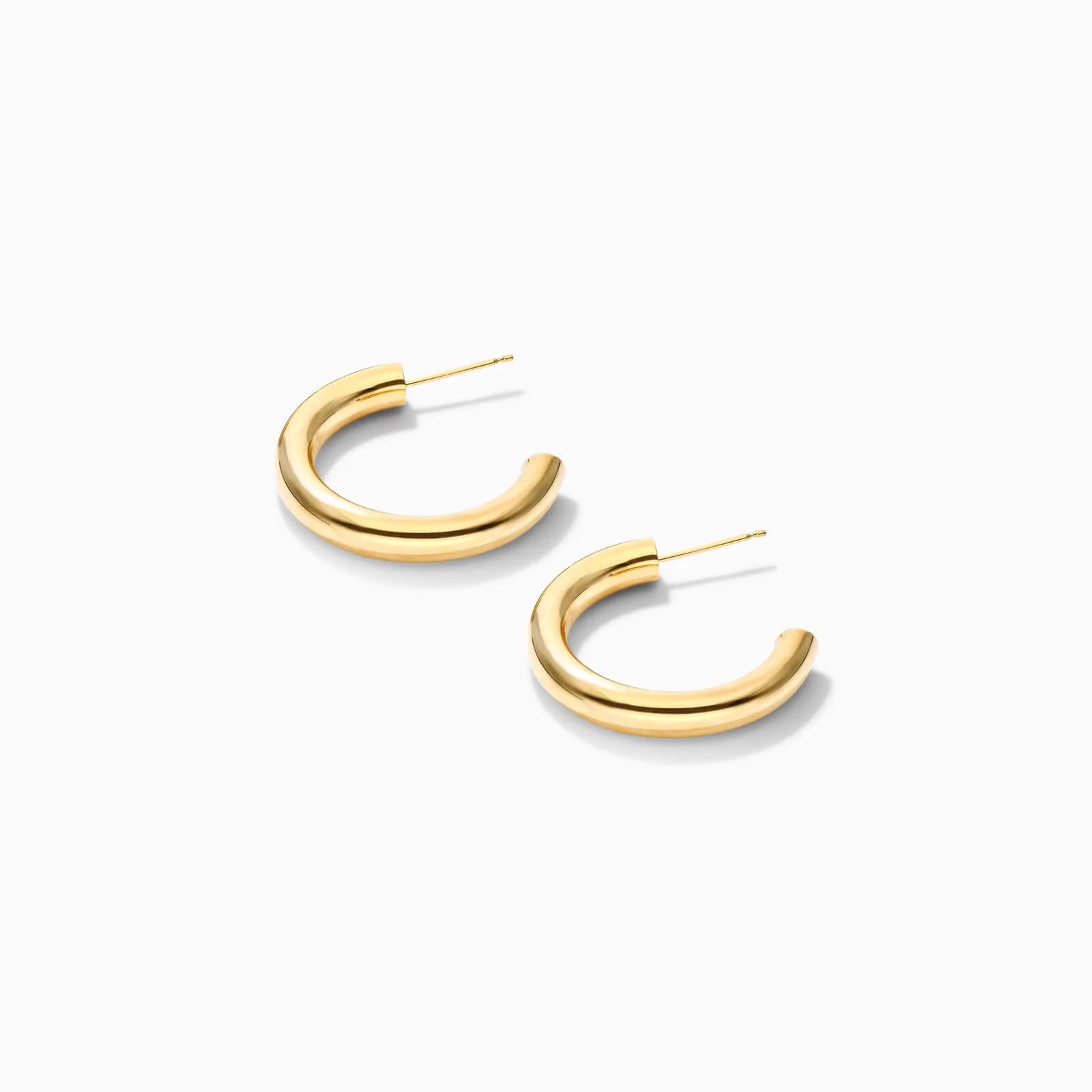 Brinco de Ouro 18k Feminino De Argola Aberta