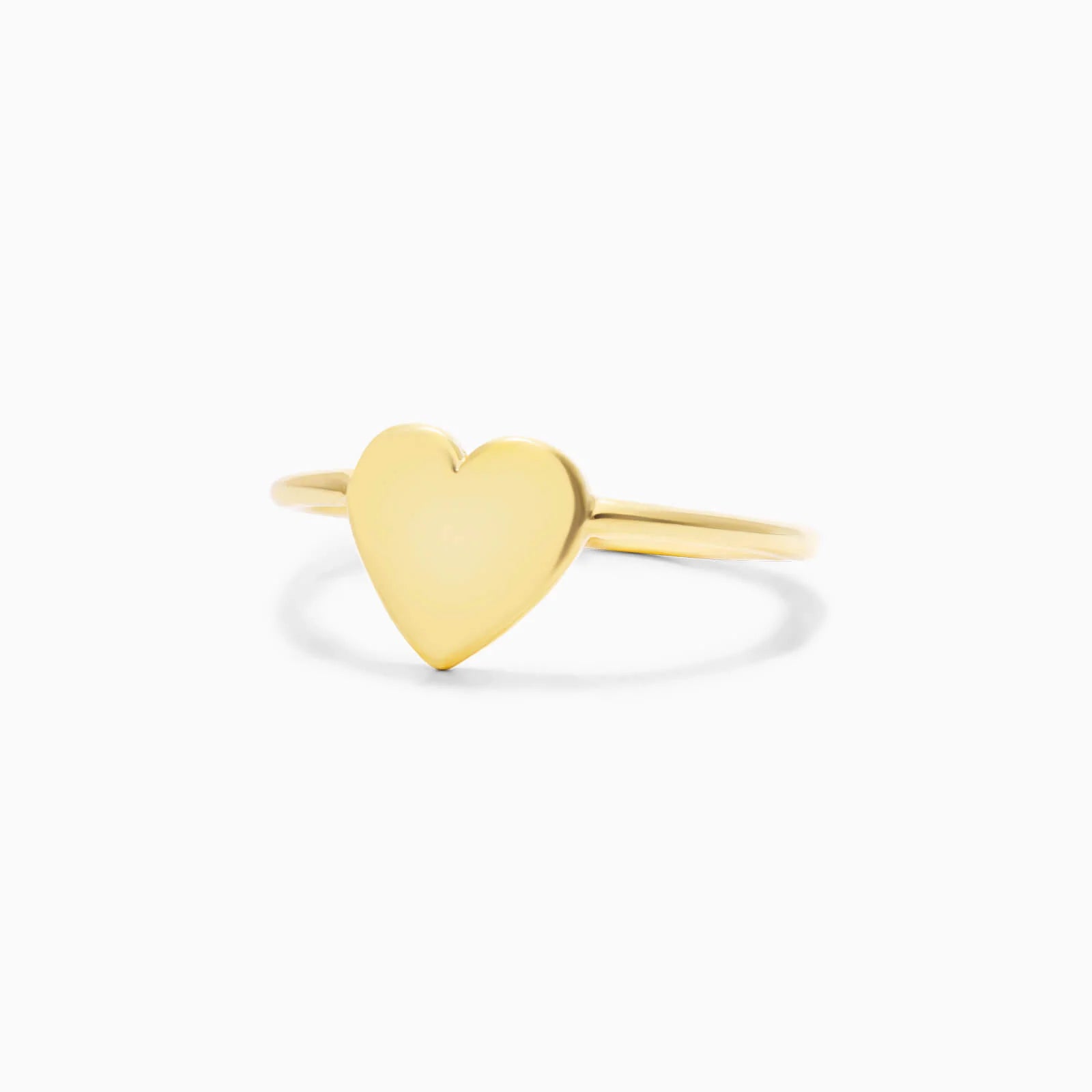 Anel De Ouro 18k c/ Coraçao Luxo Delicado