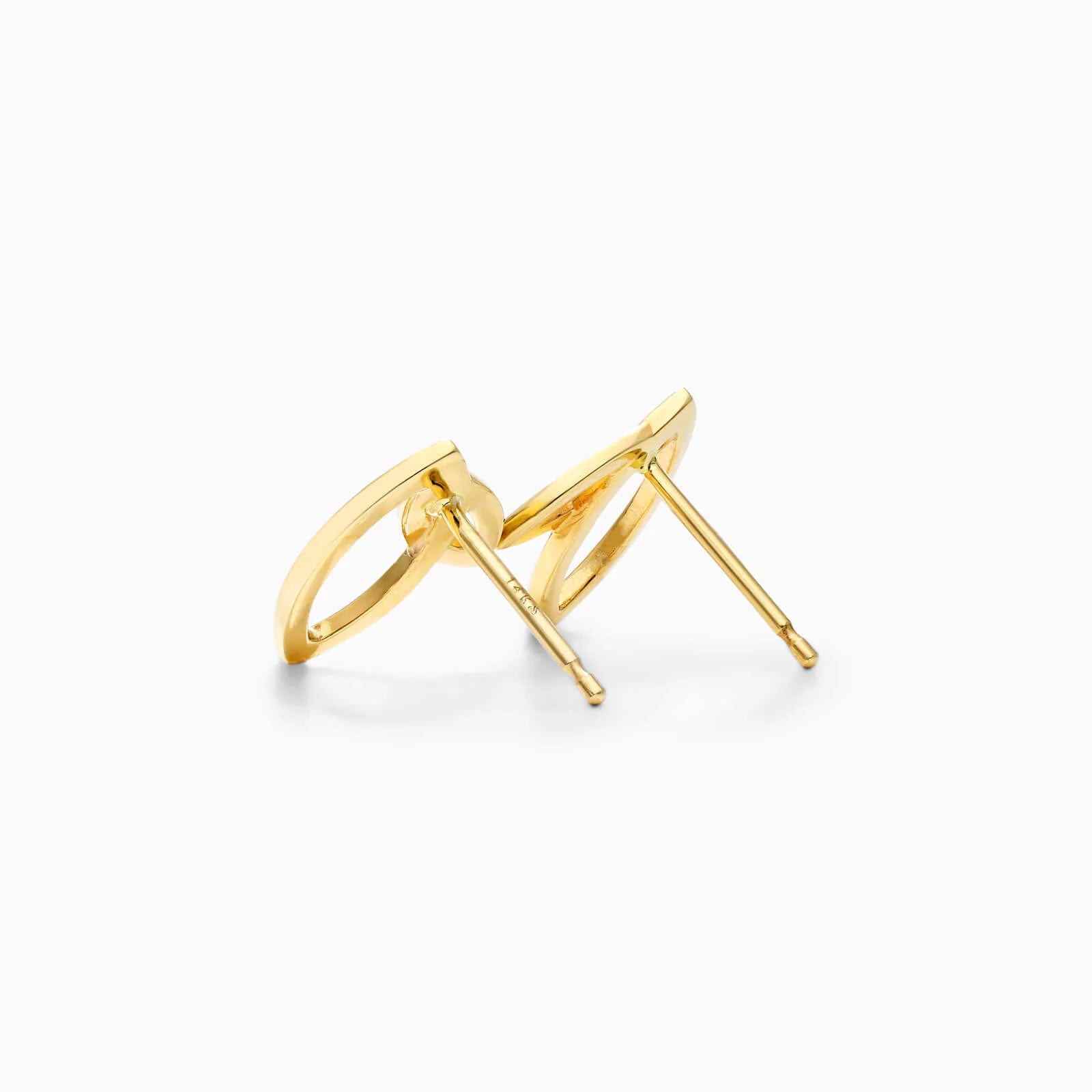 Brinco Folhas Dupla de Ouro 18k de Luxo