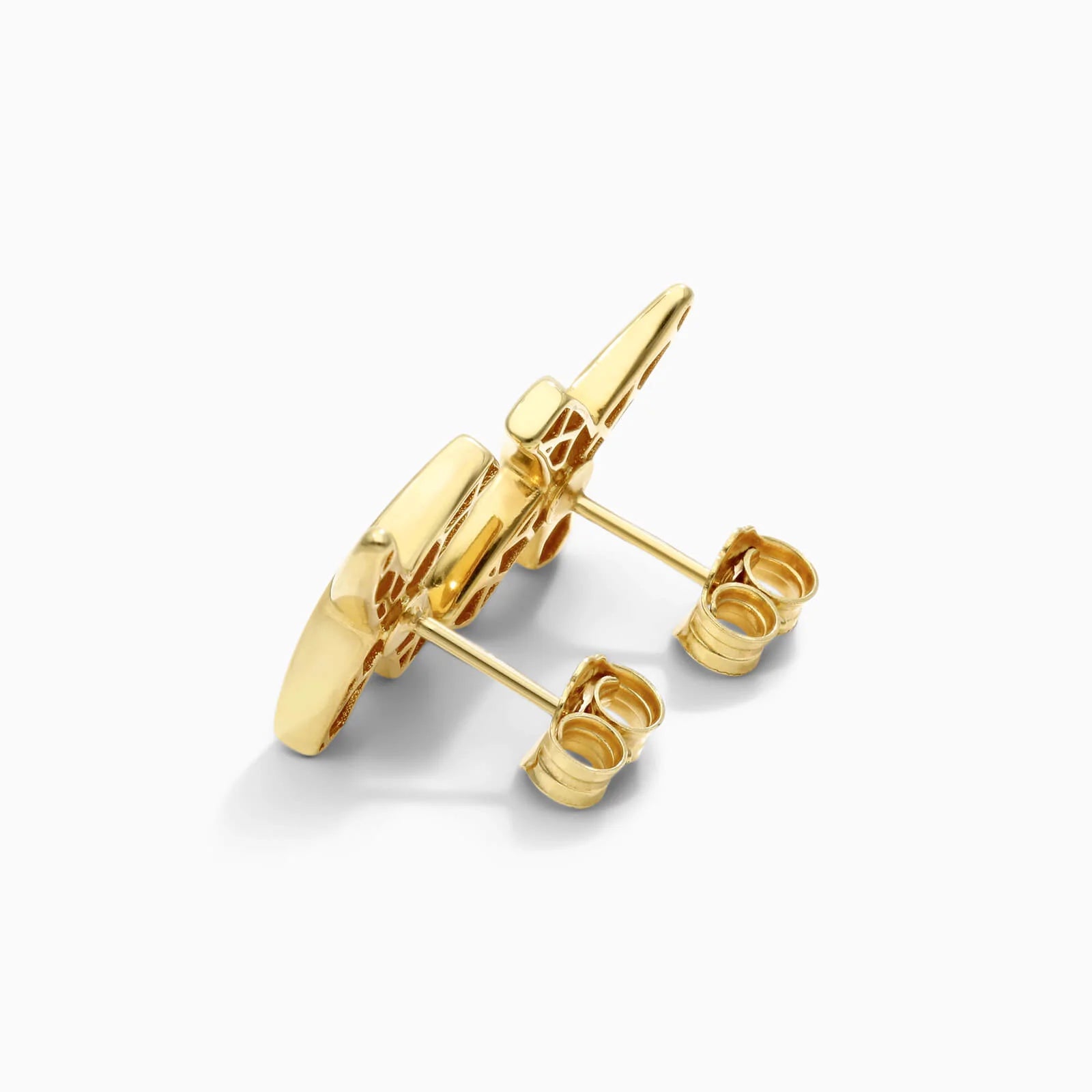 Brinco De Ouro 18k Cruzados De X