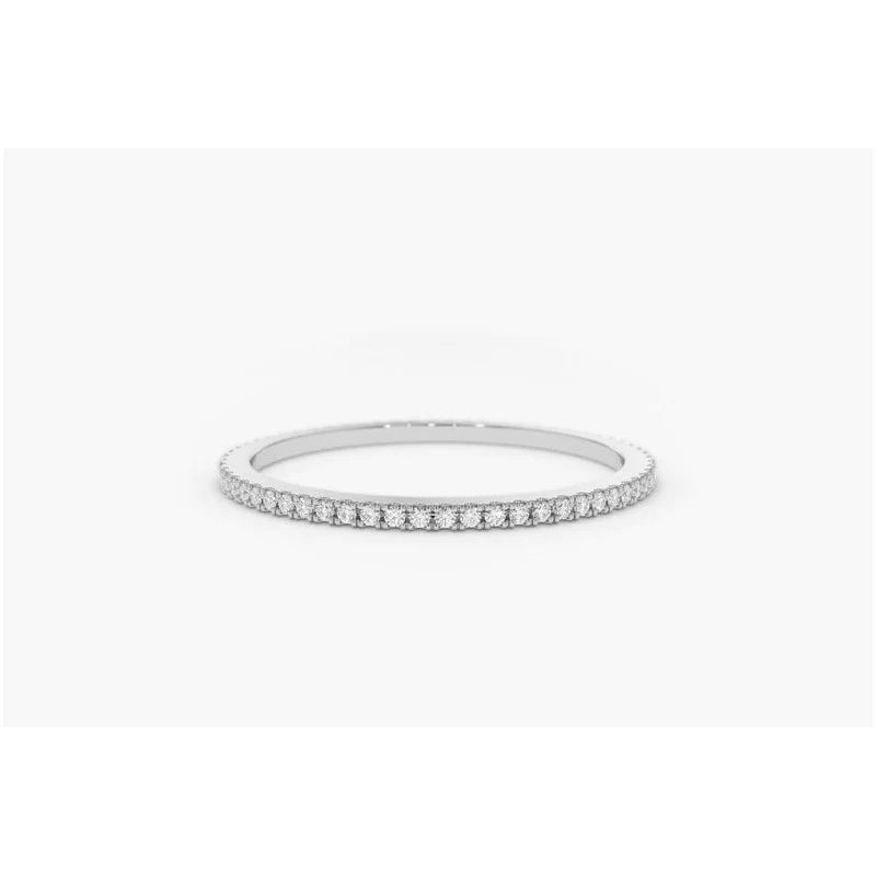 Anel Solitario De Ouro 18k Noivado Diamante Meia Aliança