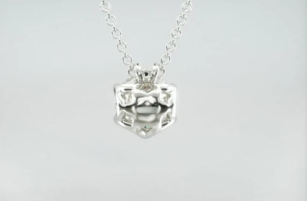 Colar Corrente Feminina Ouro18k Solitario Diamante Luxo Vieiras 50pontos