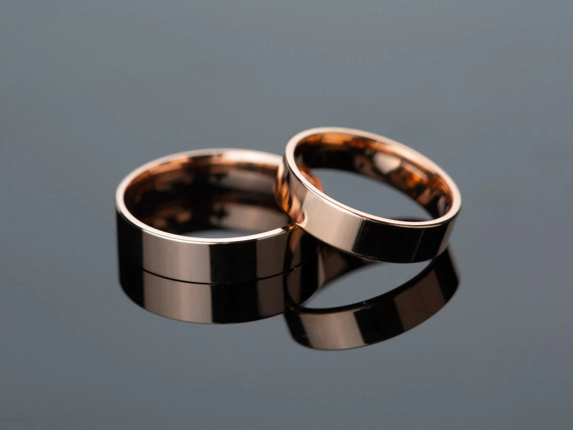Aliança De Casamento Noivado Ouro 18k 5 Gramas 5 Mm Flat