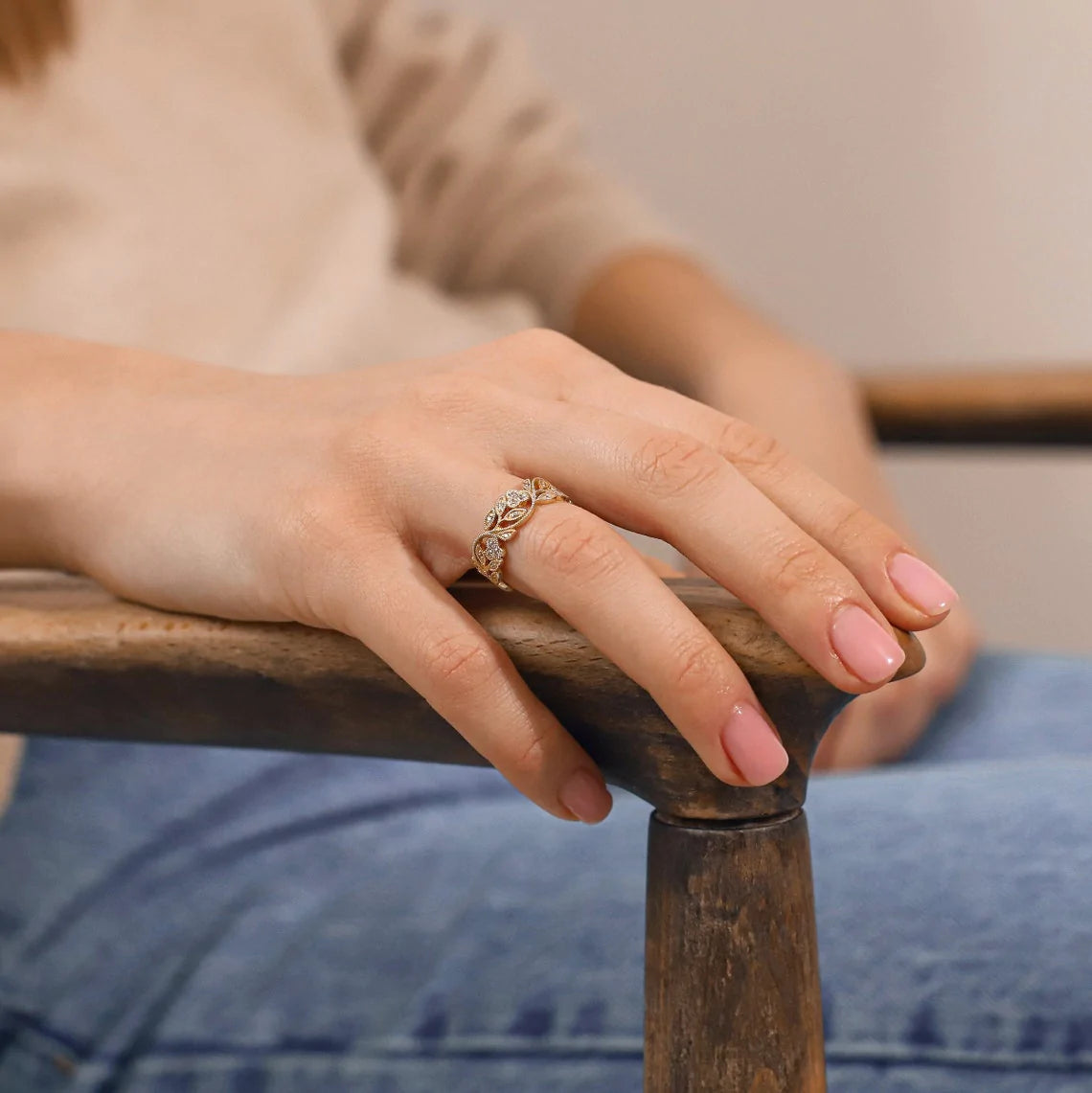 Anel Aliança de noivado de casamento ouro 18k diamante