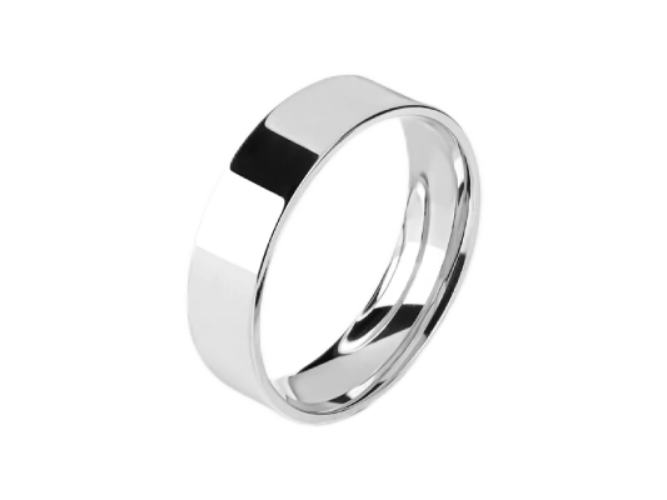 Aliança de casamento noivado ouro 18k 5 Gramas 5 mm Flat