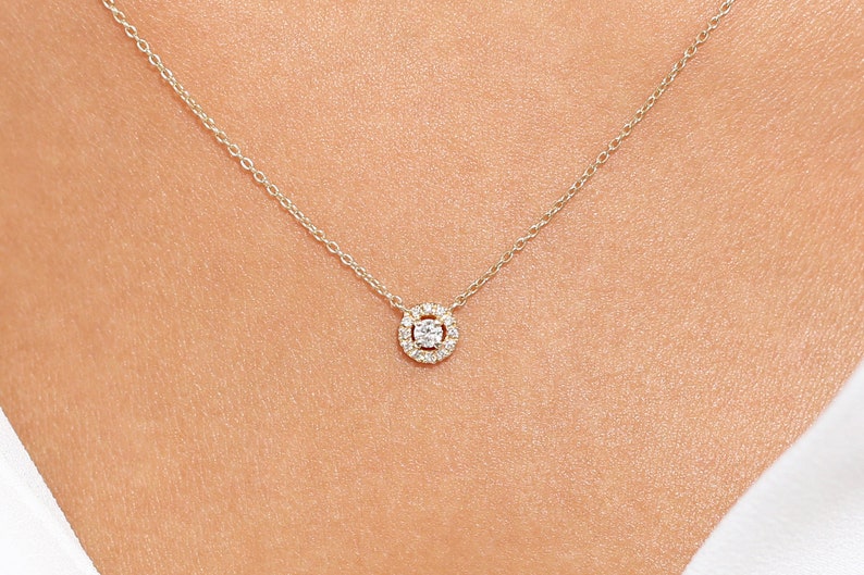 Corrente feminina ponto de luz Ouro Amarelo 18k Diamantes