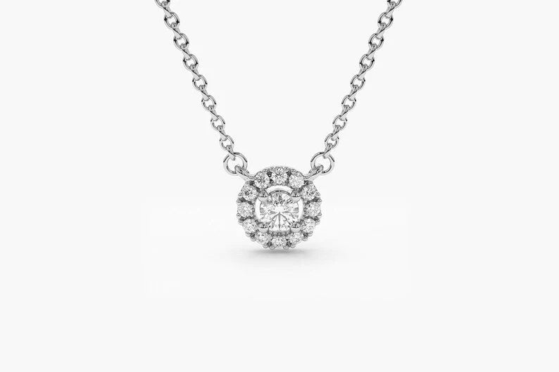 Corrente feminina ponto de luz Ouro Amarelo 18k Diamantes