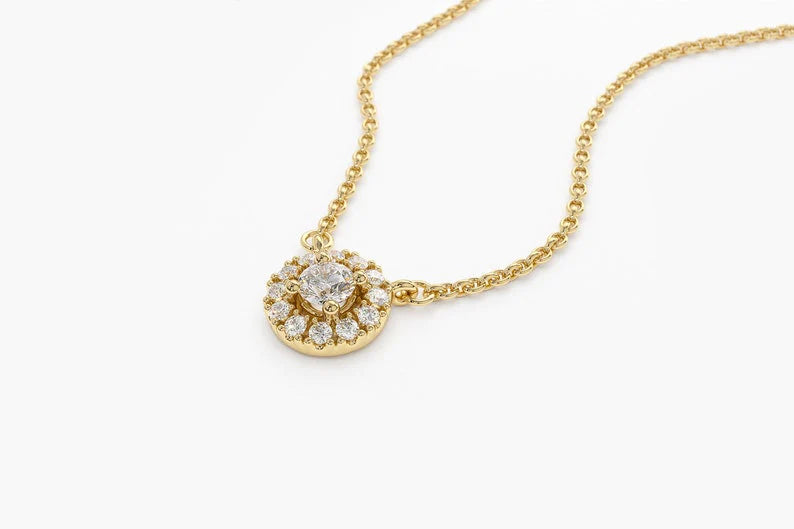 Corrente feminina ponto de luz Ouro Branco 18k Diamantes
