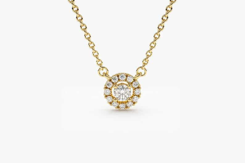 Corrente feminina ponto de luz Ouro Branco 18k Diamantes