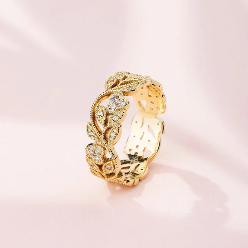 Anel Aliança de noivado de casamento ouro 18k diamante