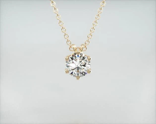 Colar  Feminina Corrente  em Ouro18k Solitario Diamante Luxo Vieiras 25 pontos
