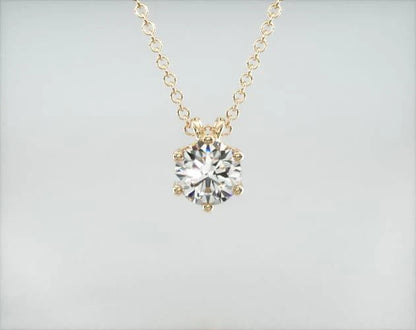Colar  Feminina Corrente  em Ouro18k Solitario Diamante Luxo Vieiras 25 pontos