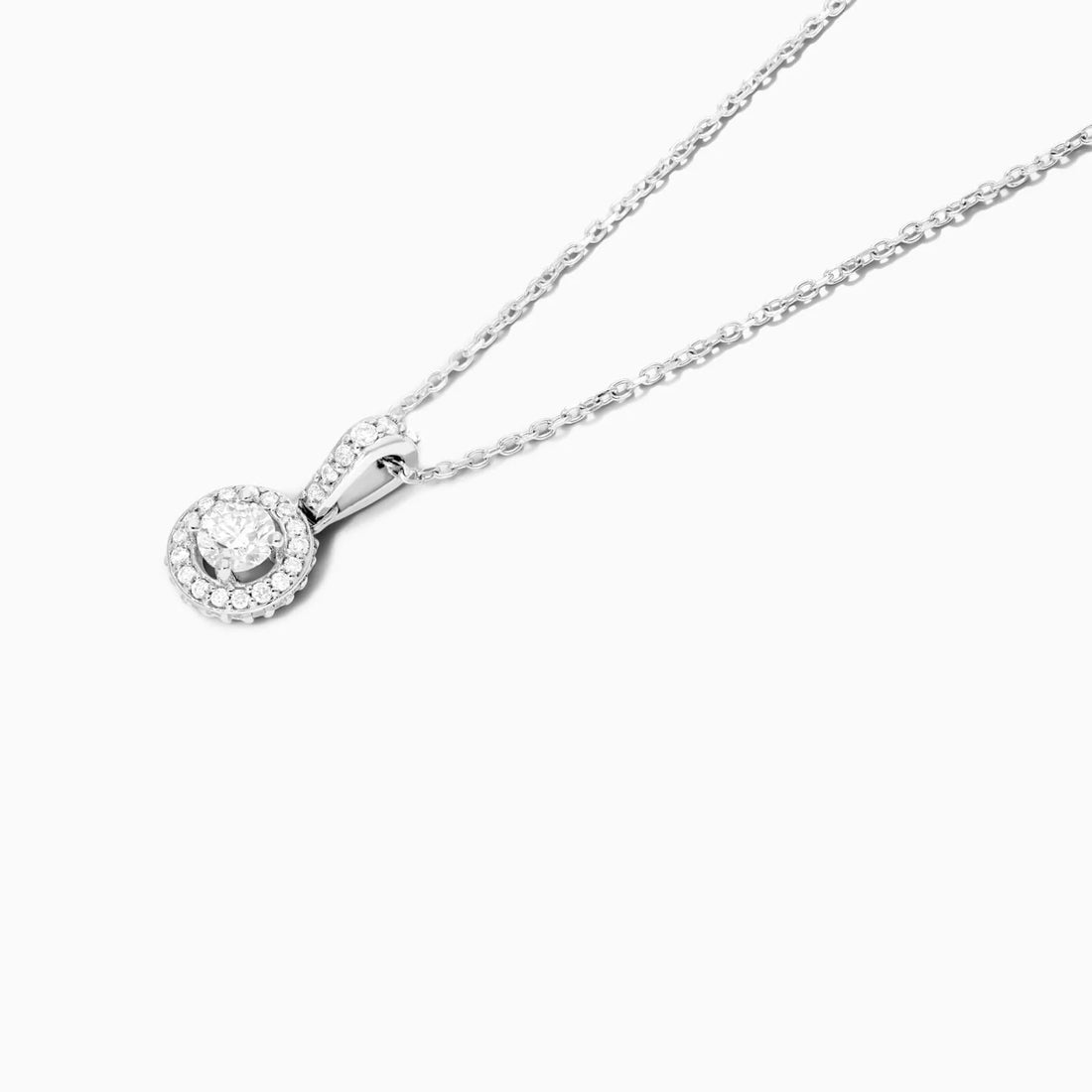 Corrente feminina em Ouro 18k diamantes Ponto de luz