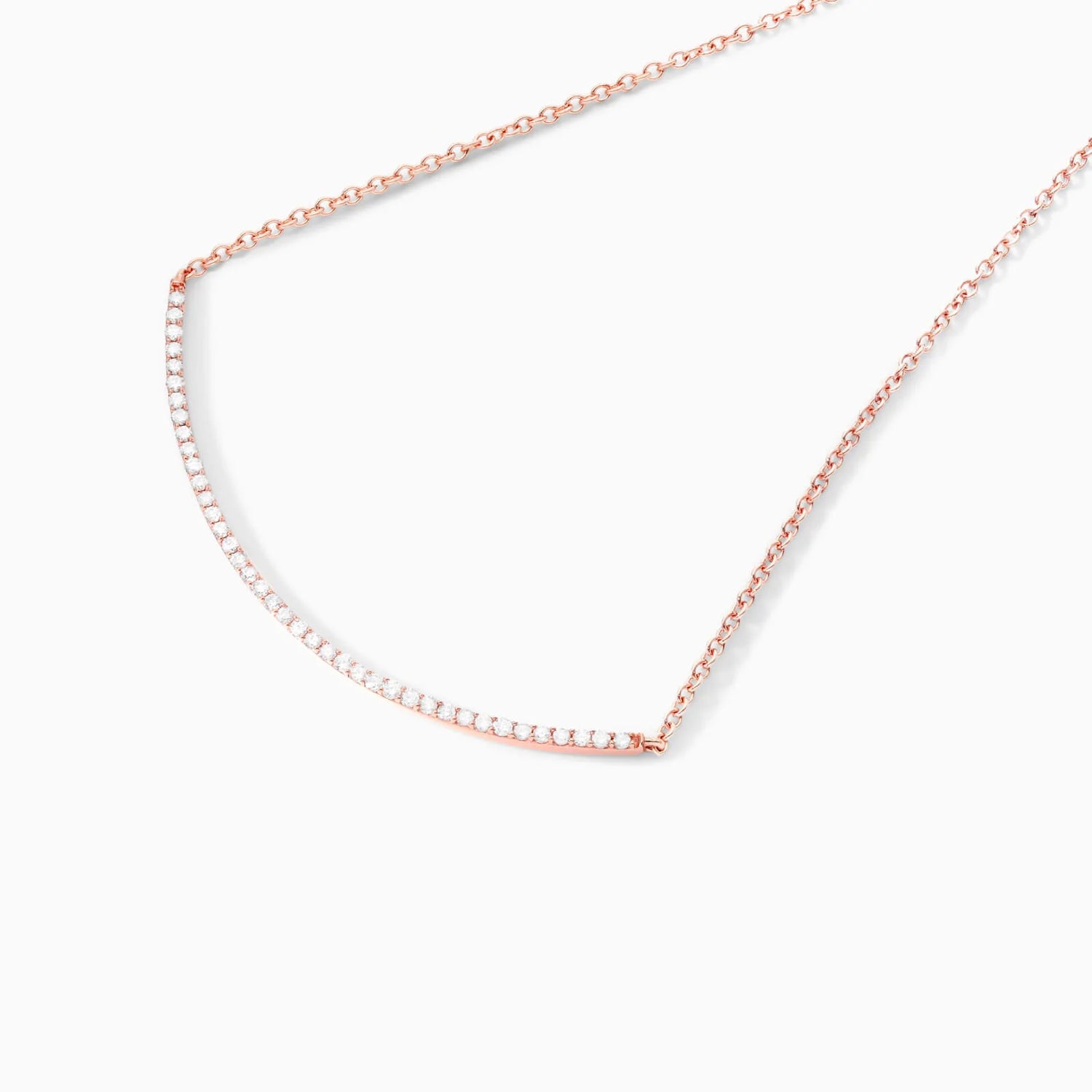 Corrente feminina em Ouro 18k diamantes barra luxo