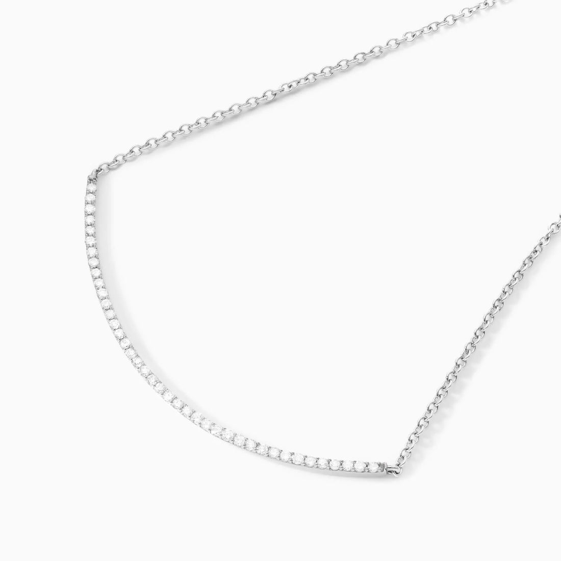 Corrente feminina em Ouro 18k diamantes barra luxo